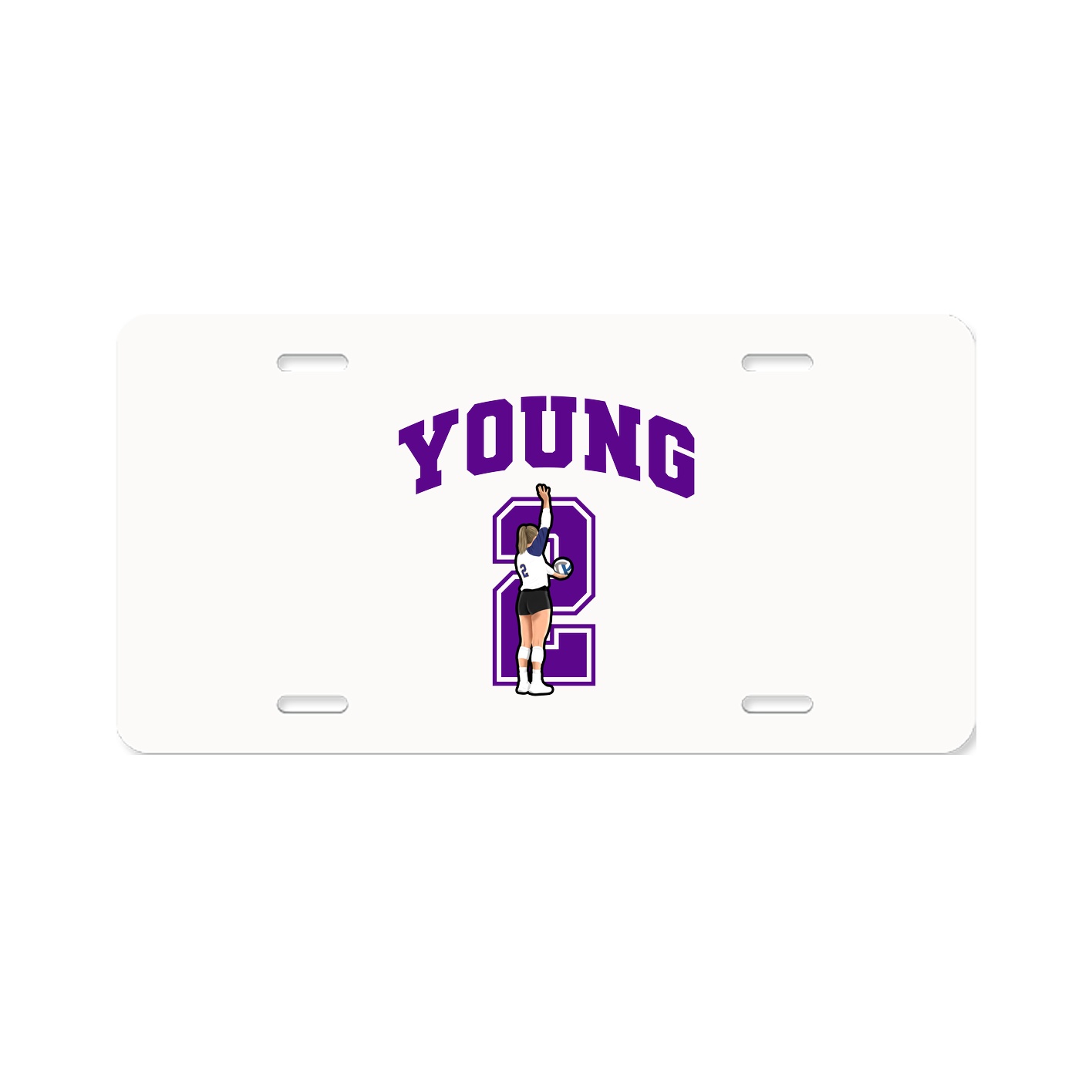 License Plate — Number in Classic