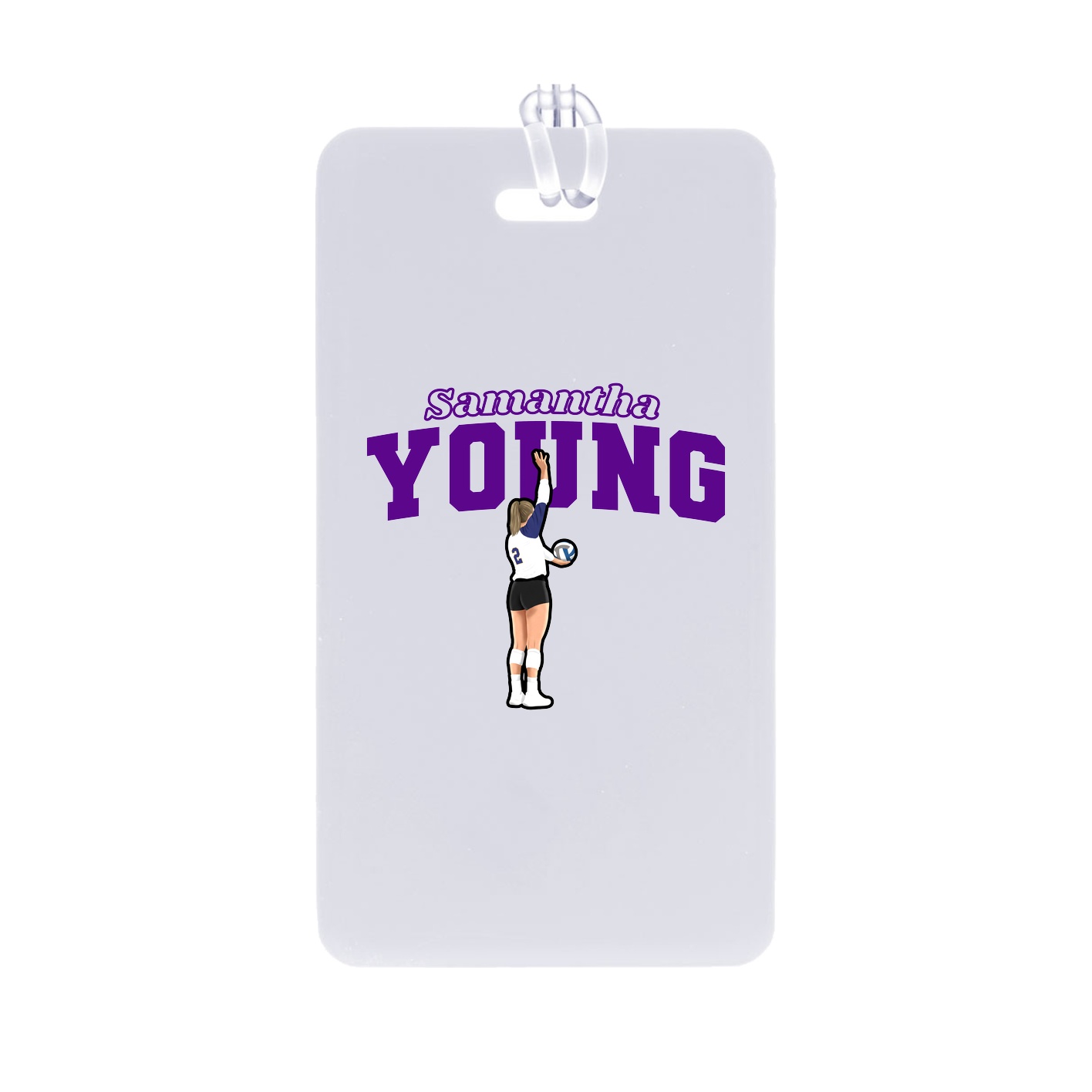 Bag Tag — Name Arch in Classic