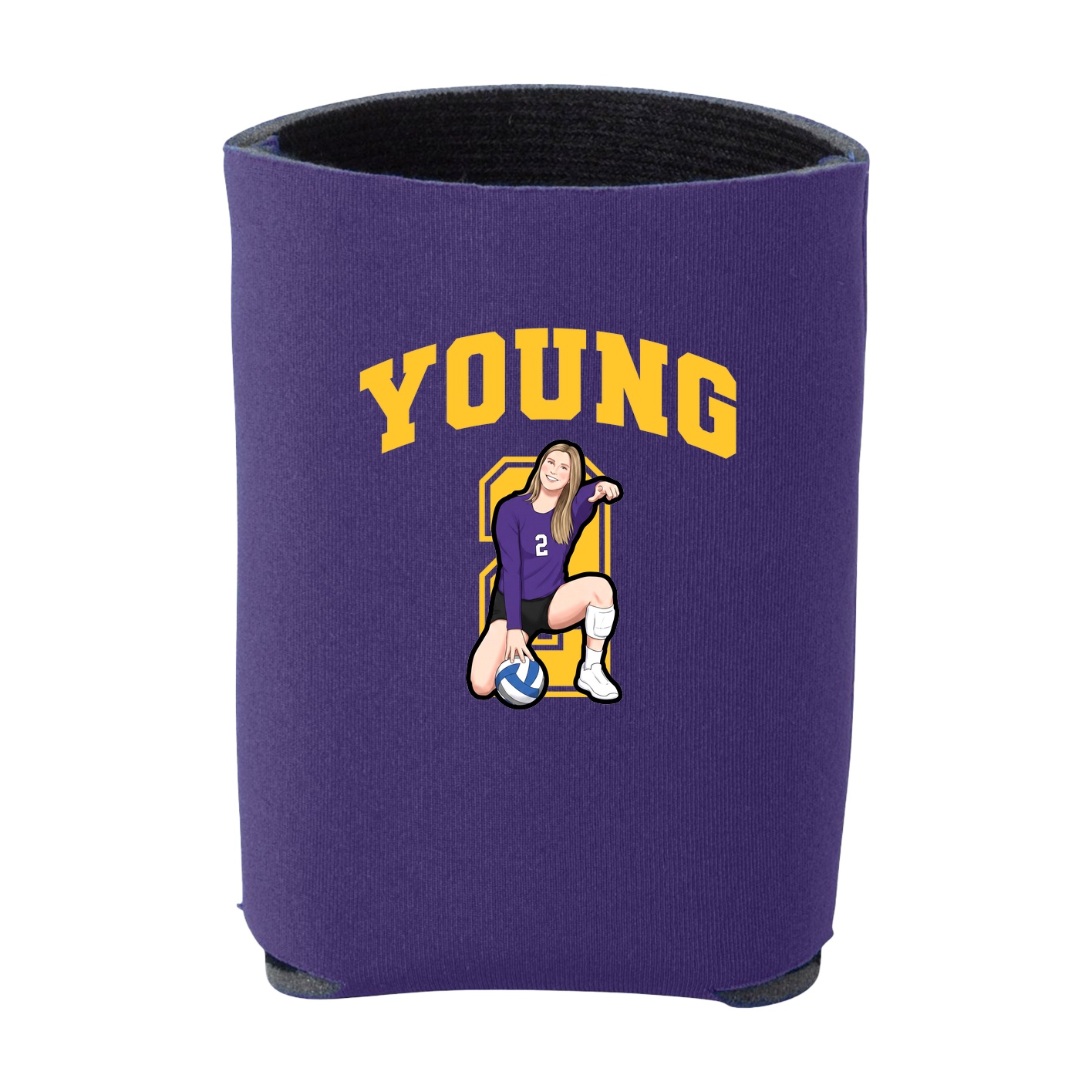 Can Holder — Number in Purple