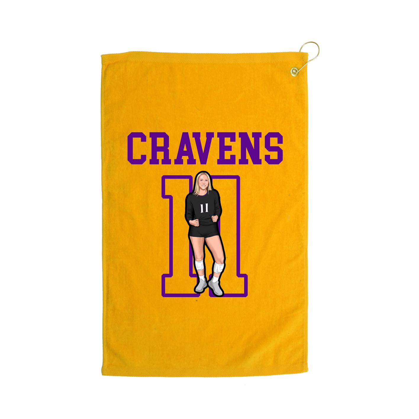 Golf Towel — Shirsey in Gold