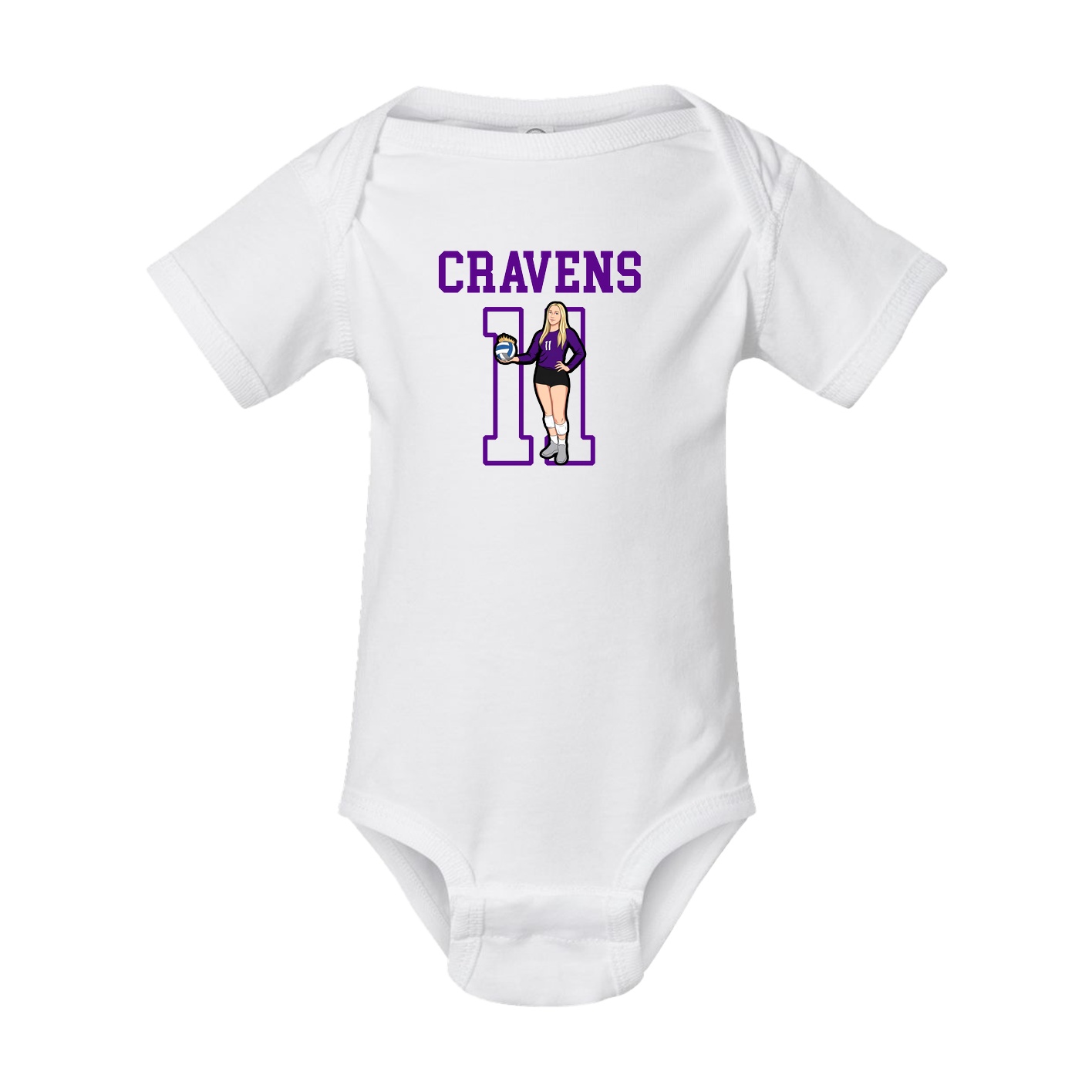 Baby Onesie — Shirsey in White