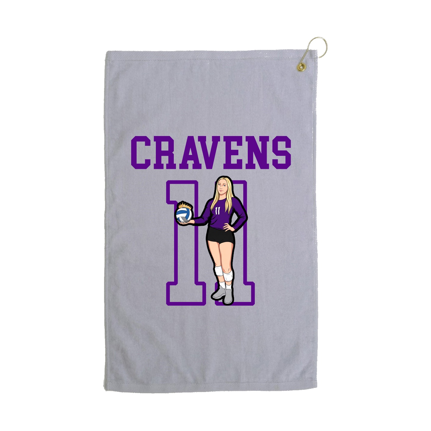 Golf Towel — Shirsey in Grey