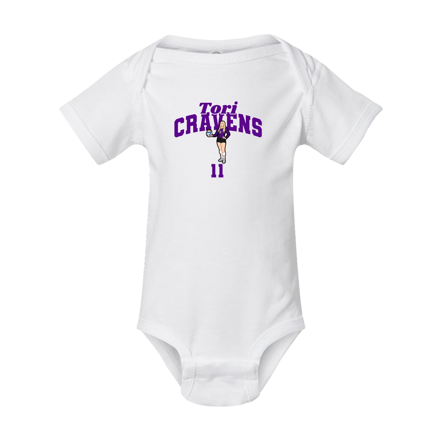 Baby Onesie — Signature Arch in White