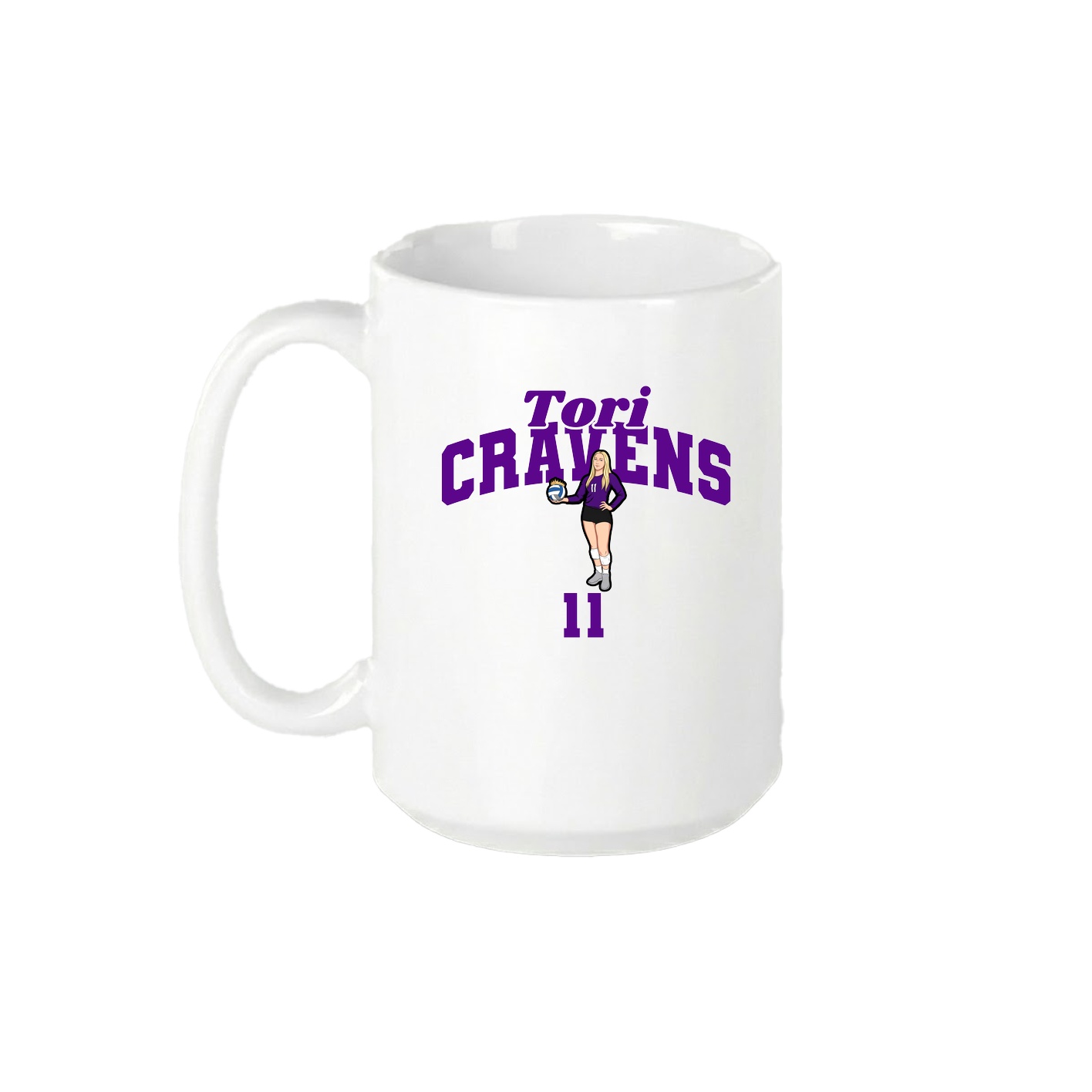 15oz Coffee Mug — Signature Arch in White