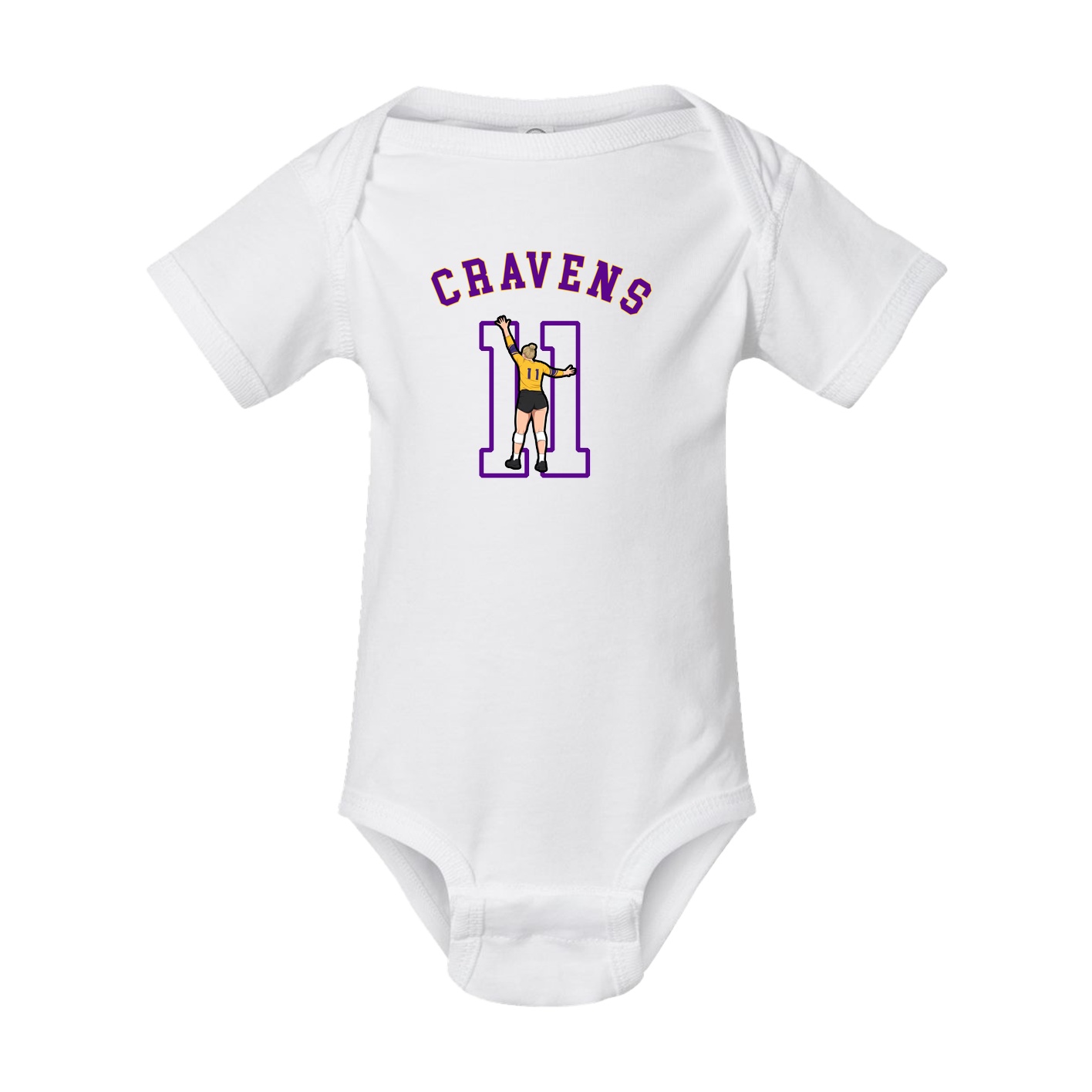 Baby Onesie — Shirsey Arch in White