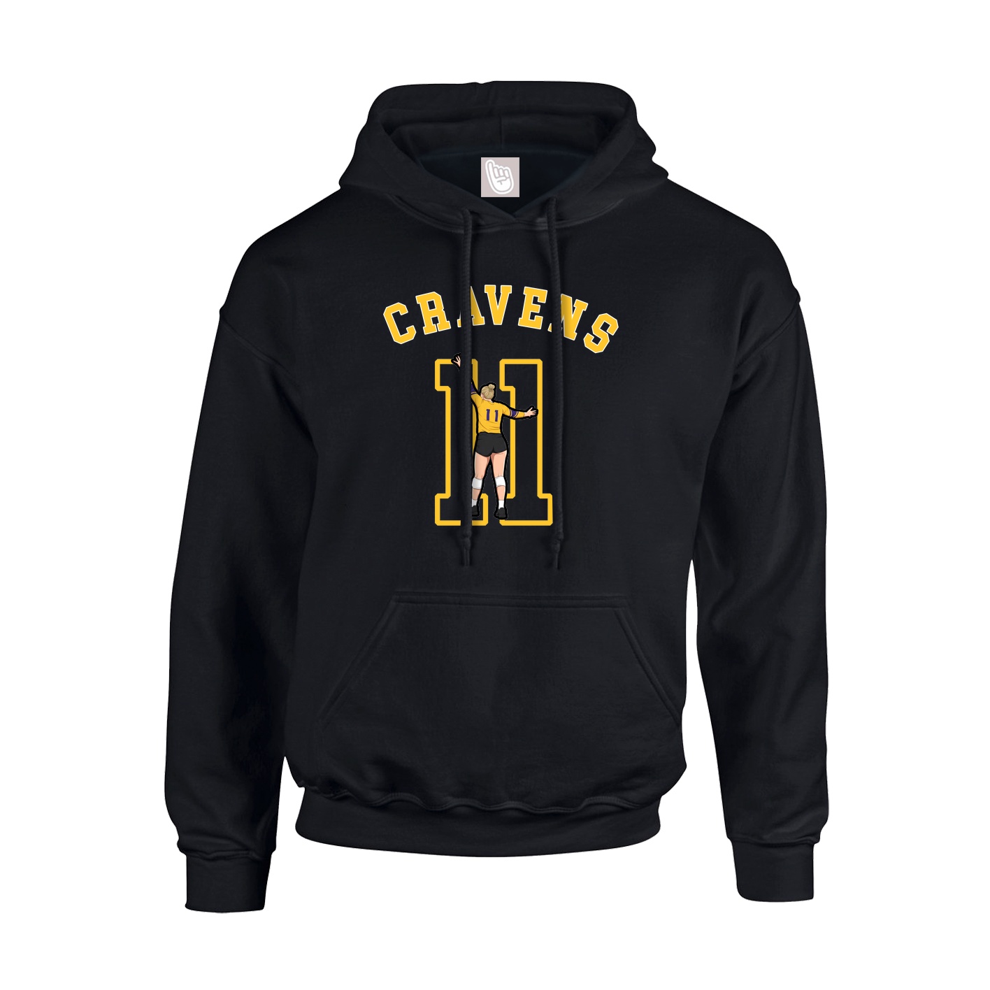 Youth Hoodie — Shirsey Arch in Black