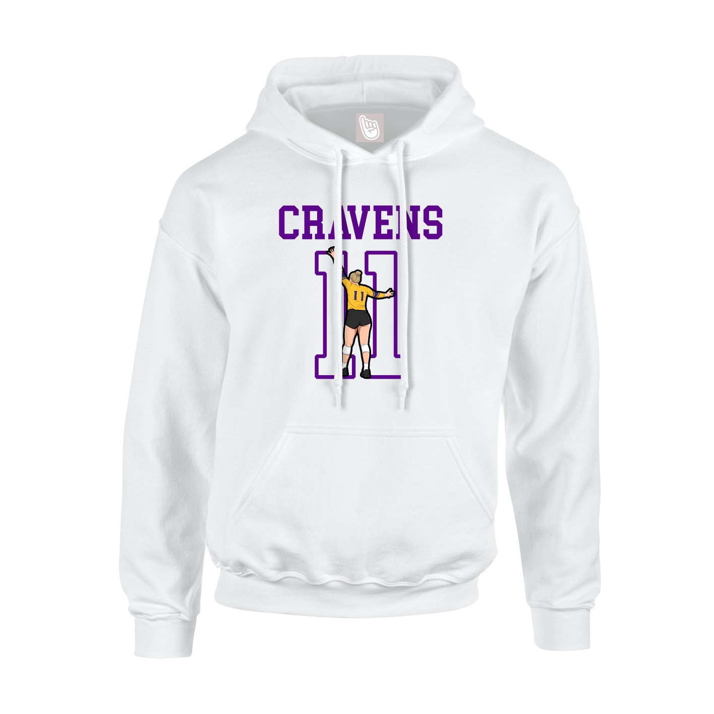 Youth Hoodie — Shirsey in White