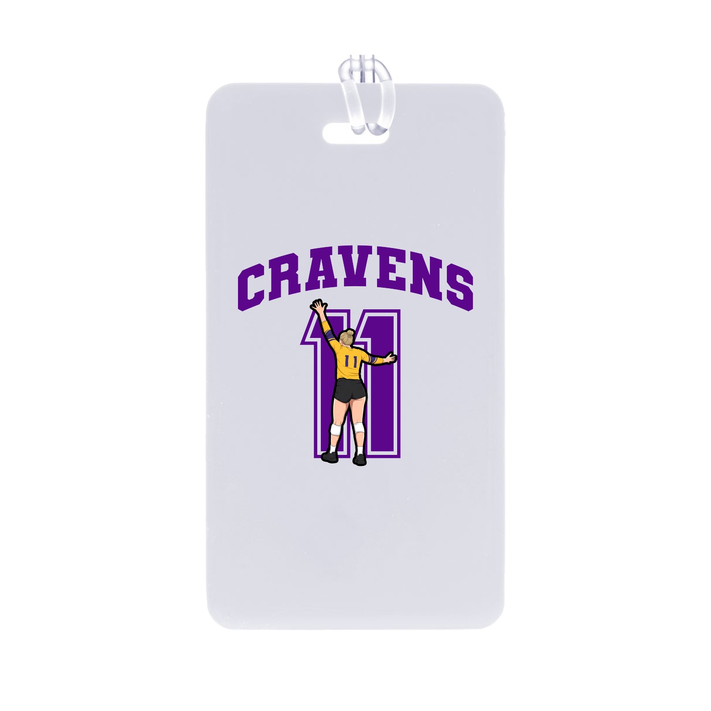 Bag Tag — Number in Classic