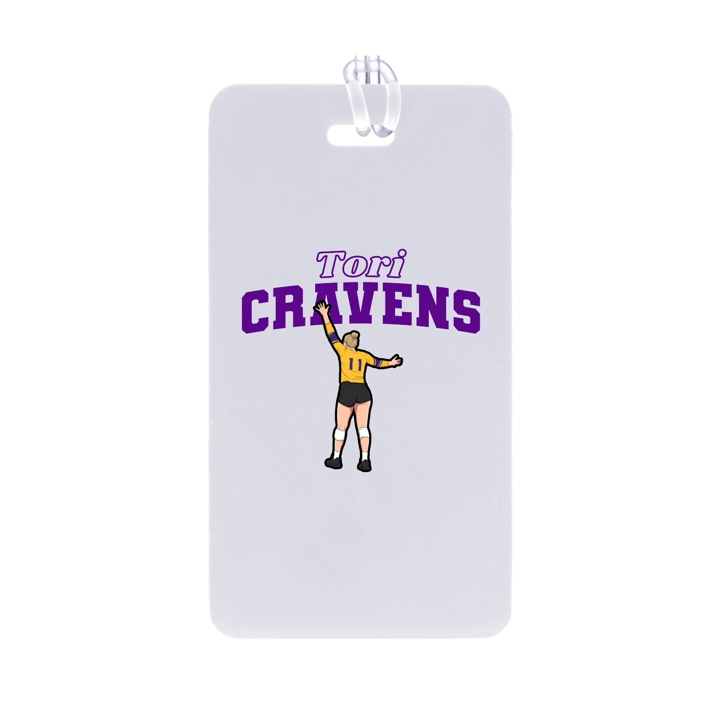 Bag Tag — Name Arch in Classic