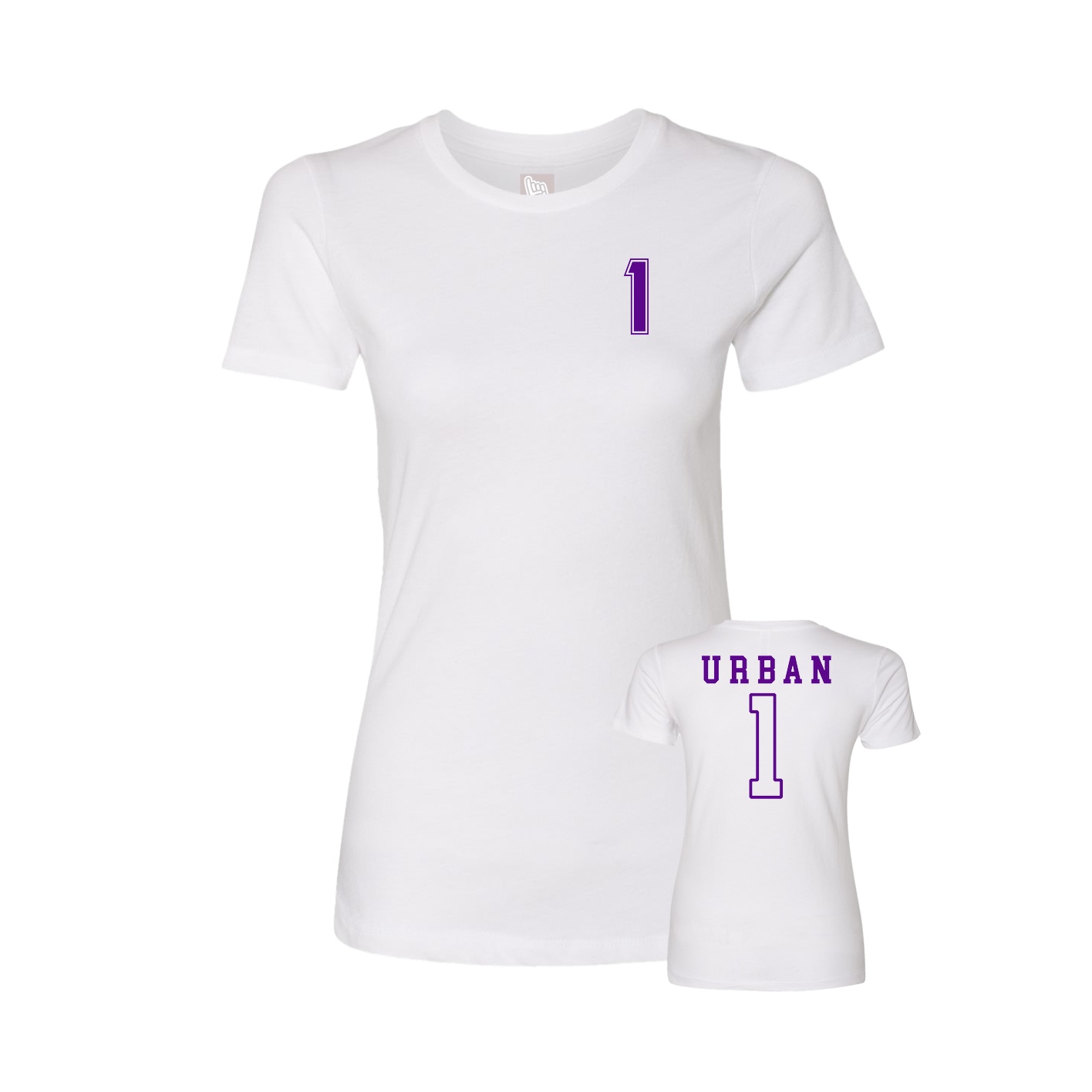 Womens Tee — Chest Back in White