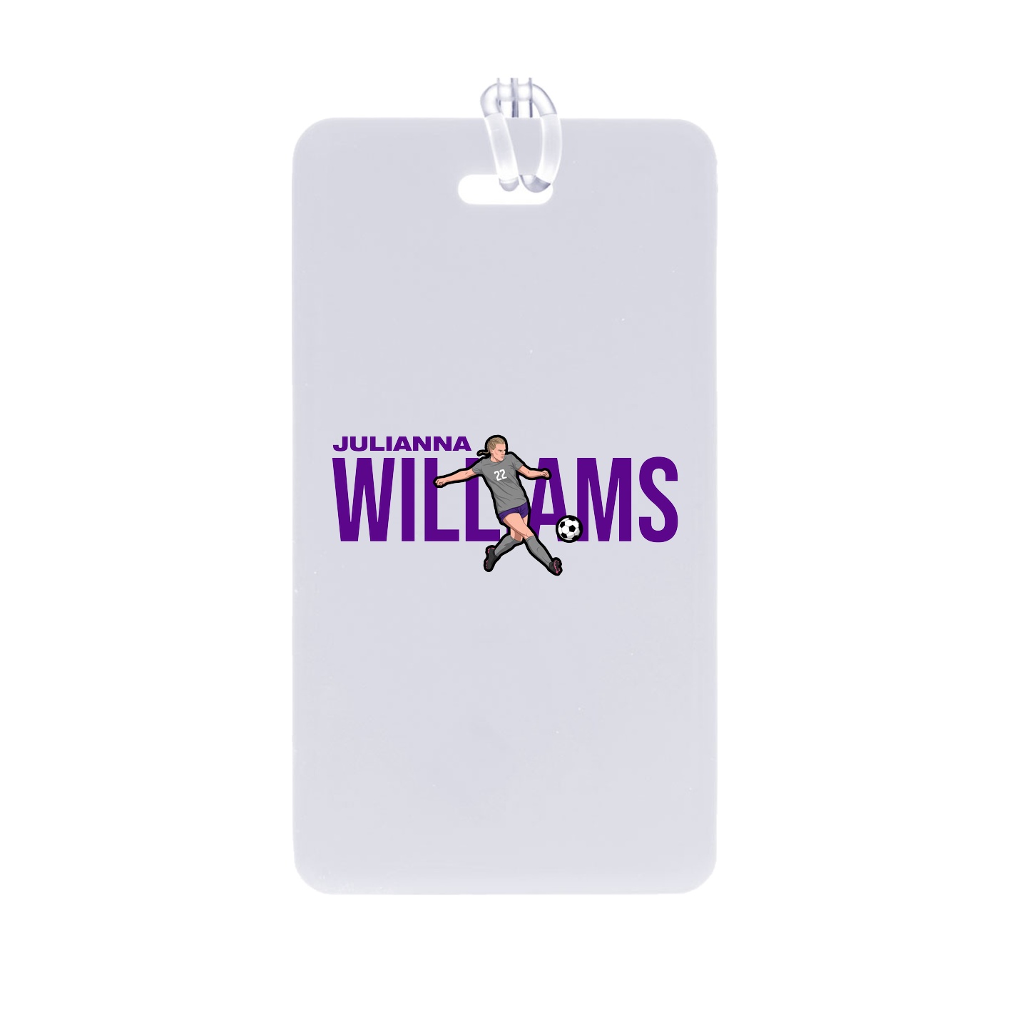Bag Tag — Player Name in Classic