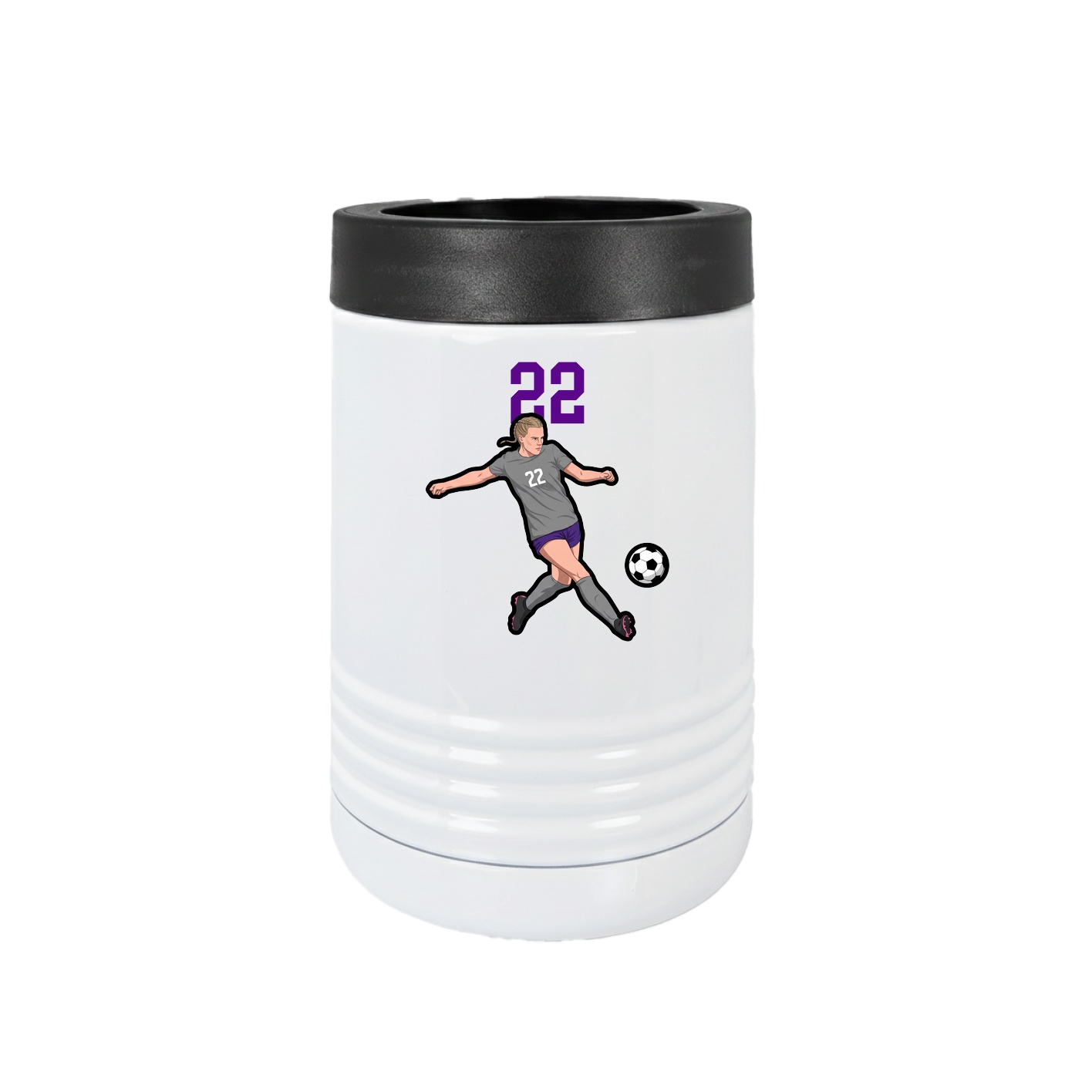 Beverage Holder — Number Top in White
