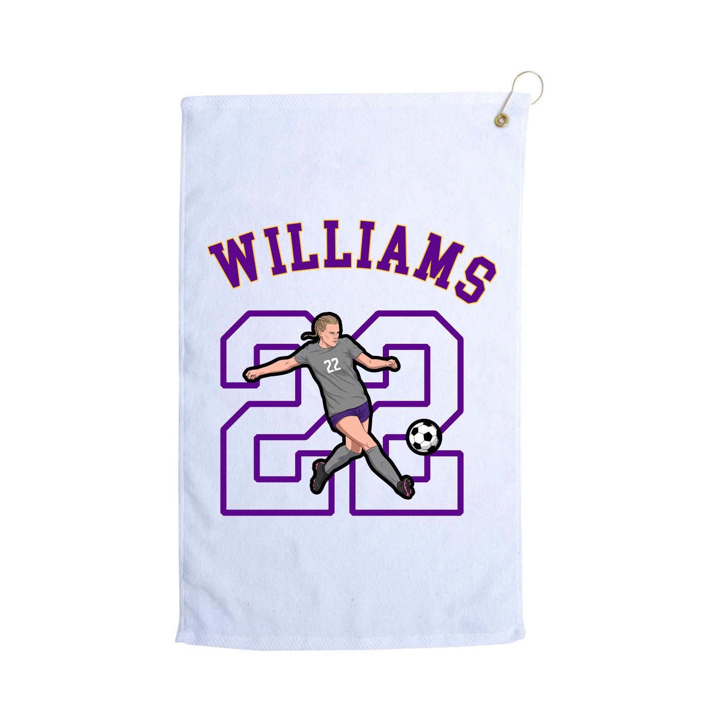 Golf Towel — Shirsey Arch in White