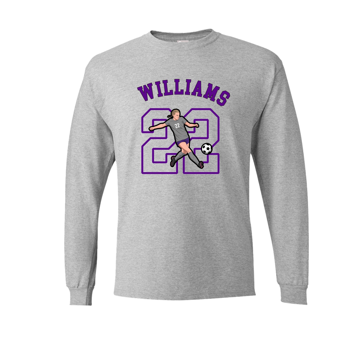 Long Sleeve Tee — Shirsey Arch in Grey