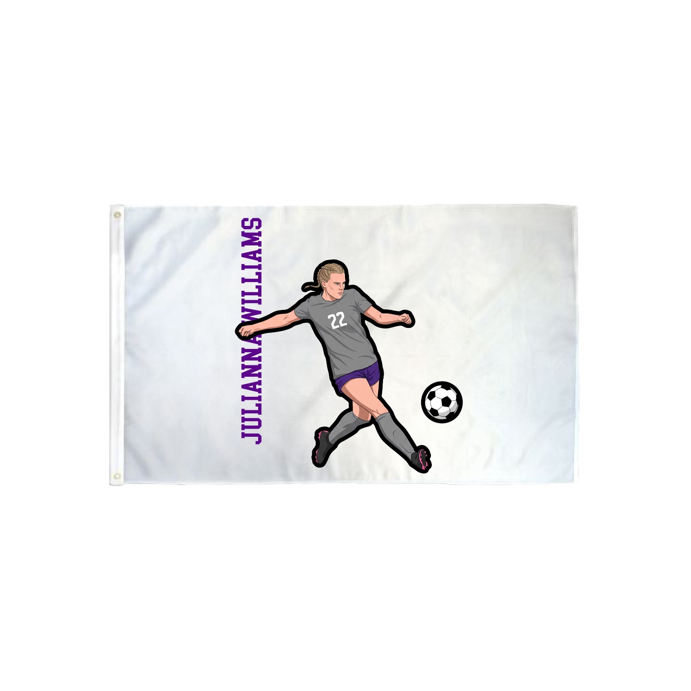 3x5 Flag — Name Vertical in Classic