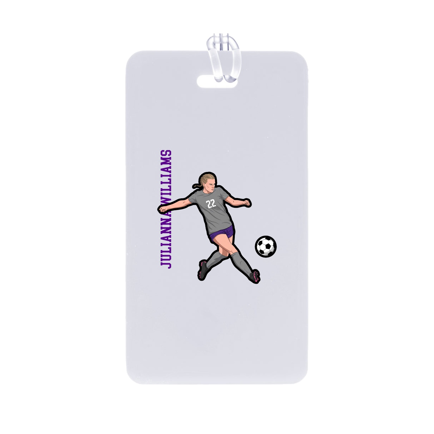 Bag Tag — Name Vertical in Classic
