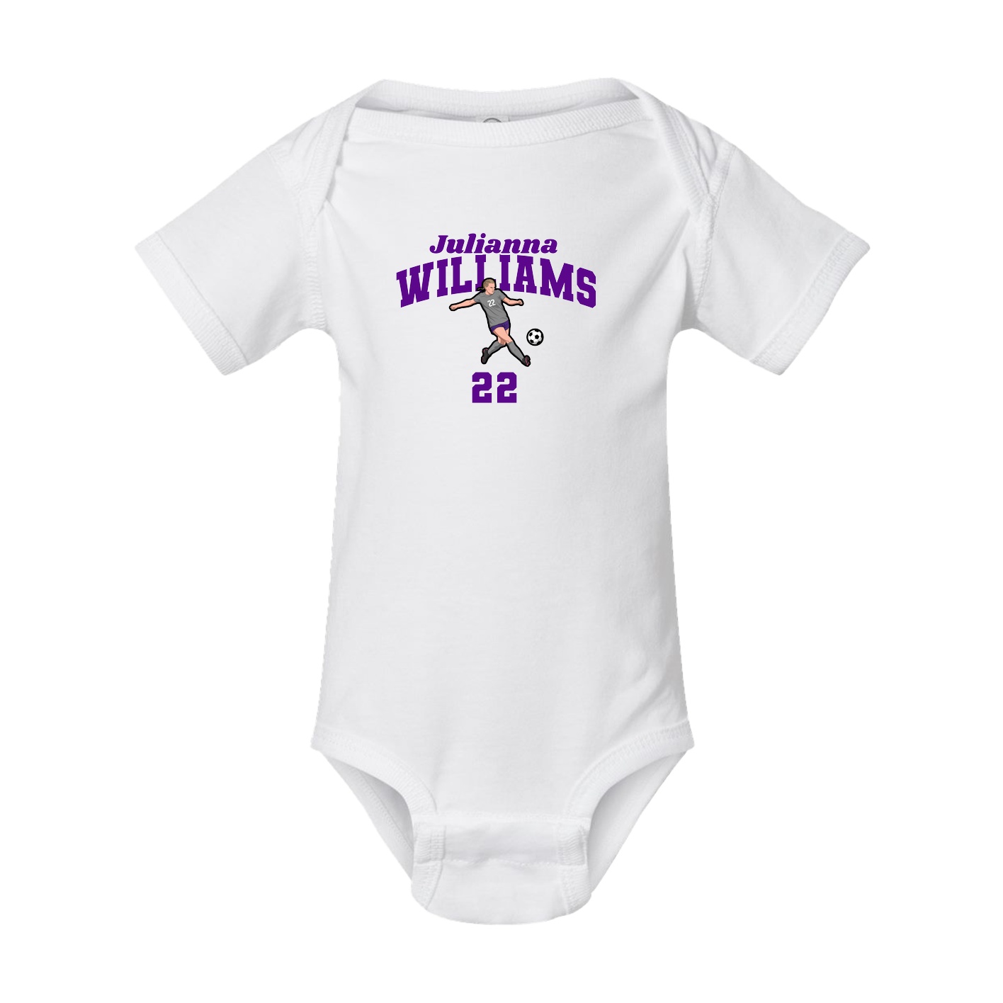 Baby Onesie — Signature Arch in White