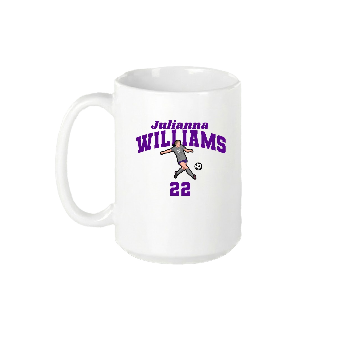 15oz Coffee Mug — Signature Arch in White