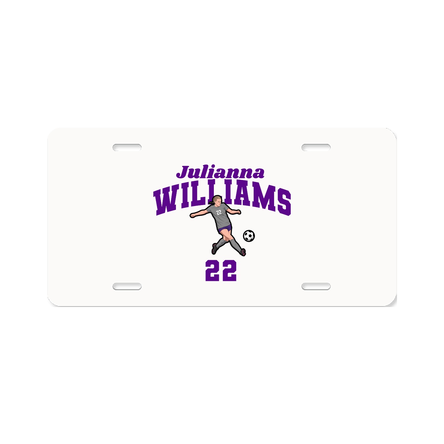 License Plate — Signature Arch in Classic
