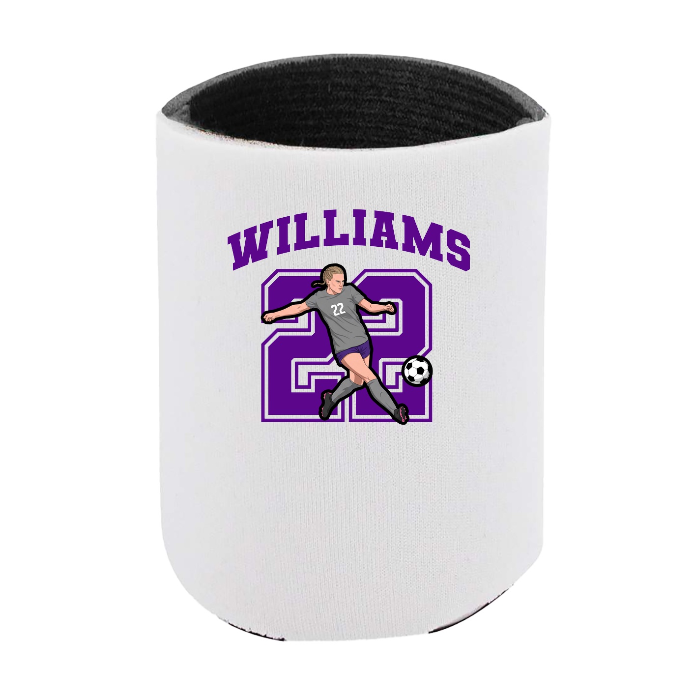 Can Holder — Number in White