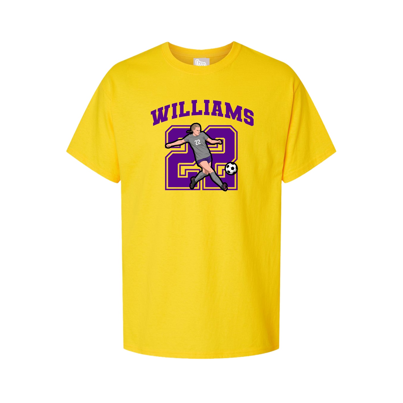 Tee — Number in Gold