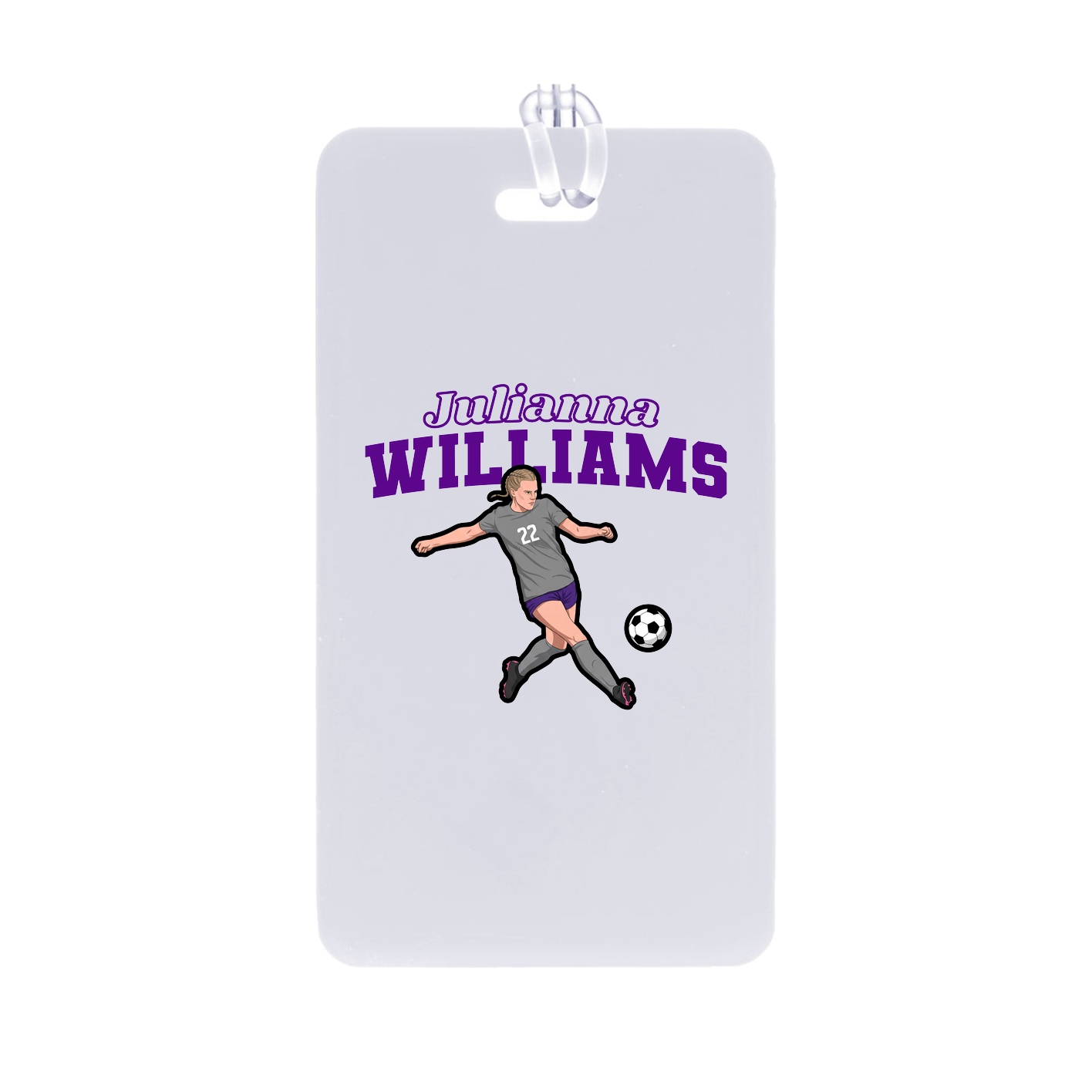 Bag Tag — Name Arch in Classic