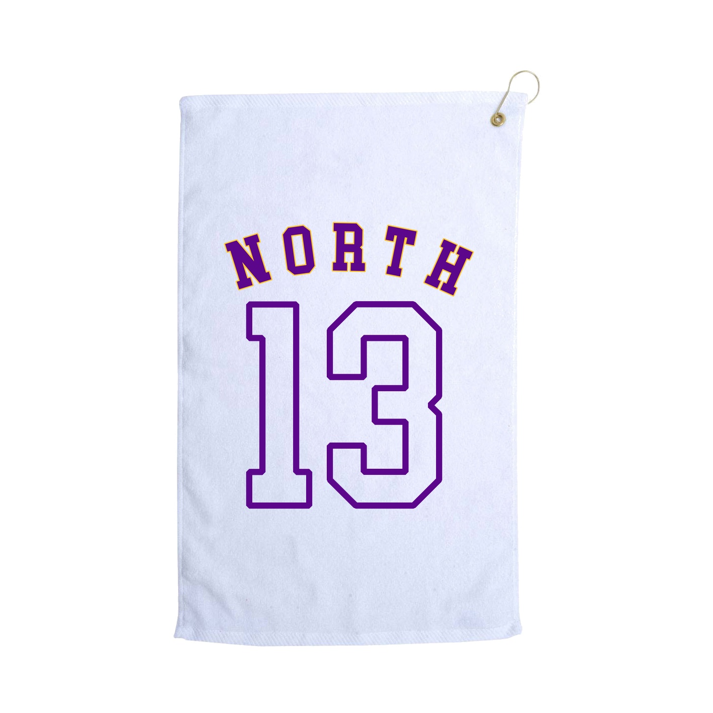 Golf Towel — Shirsey Arch in White