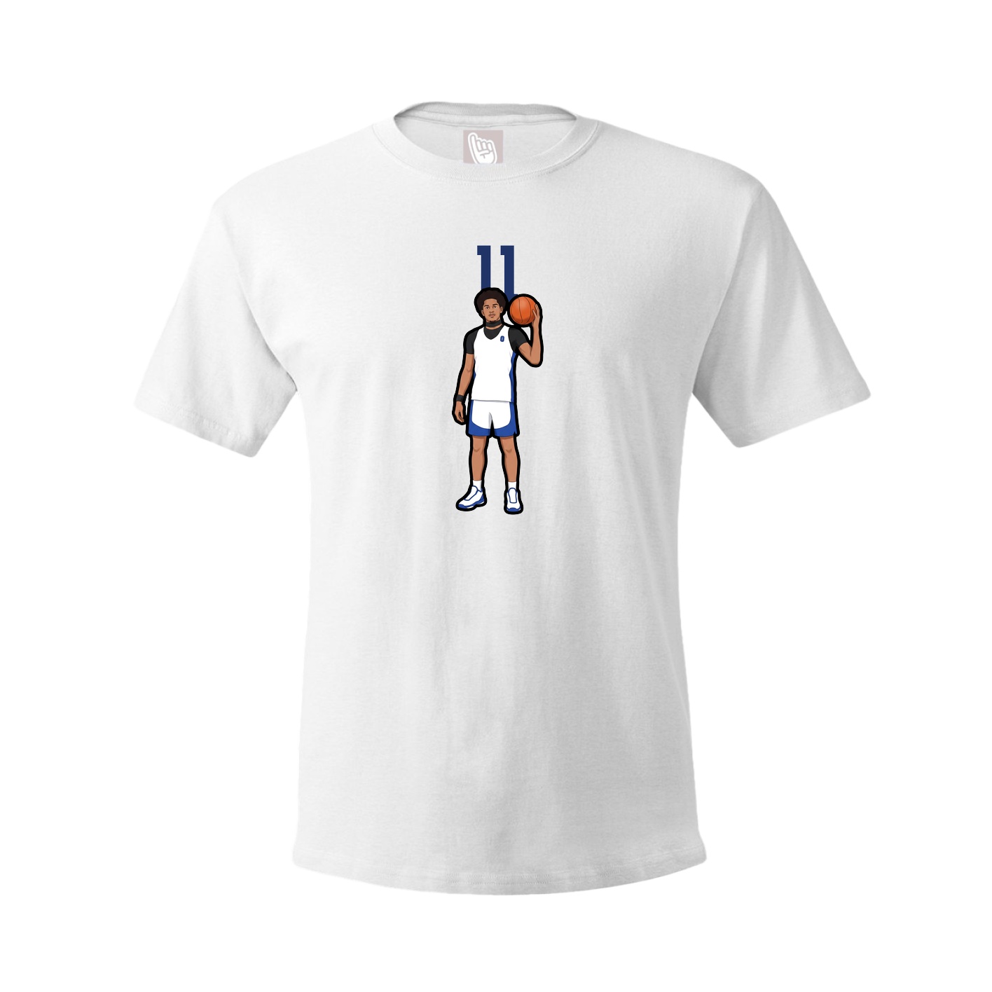 Tee — Number Top in White