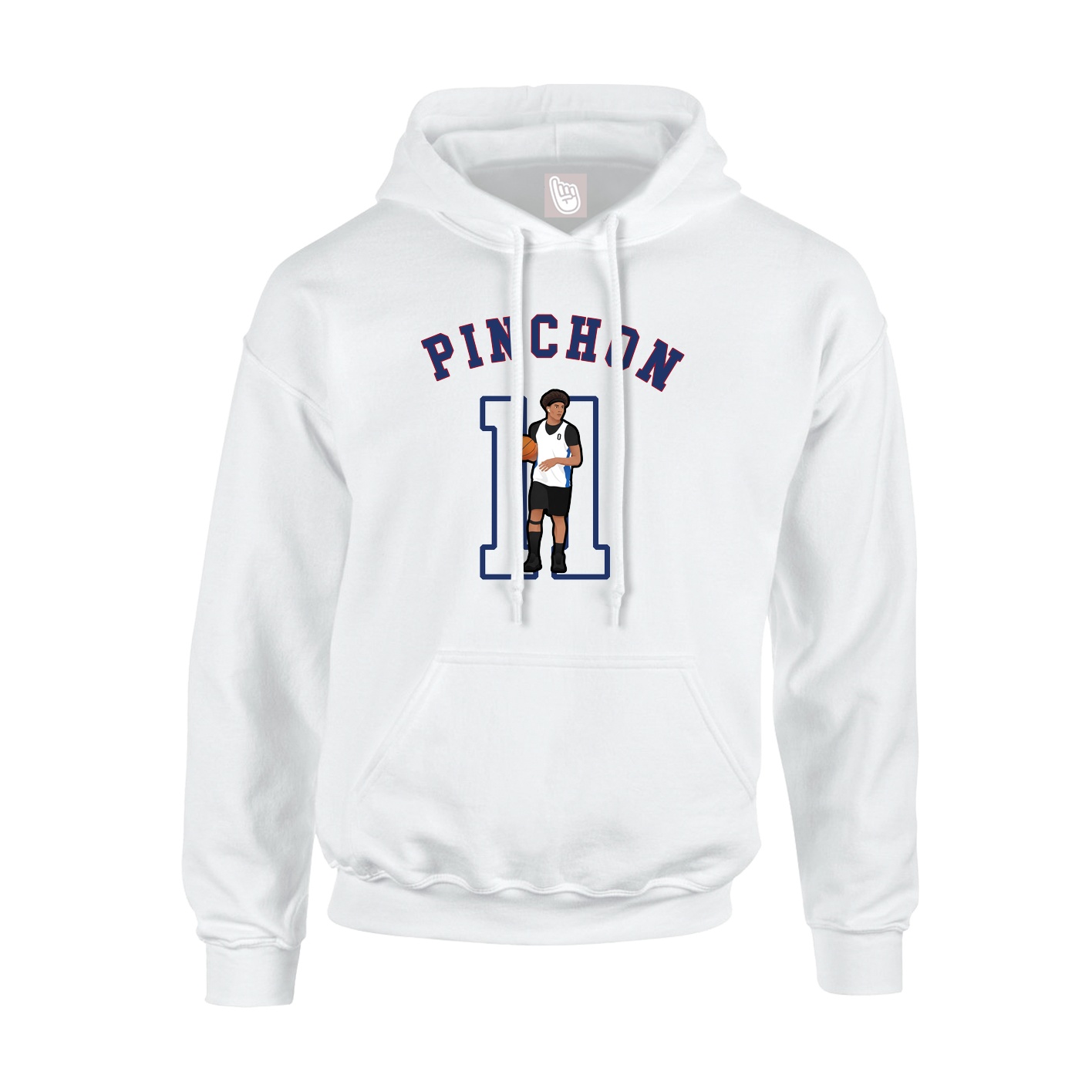 Youth Hoodie — Shirsey Arch in White