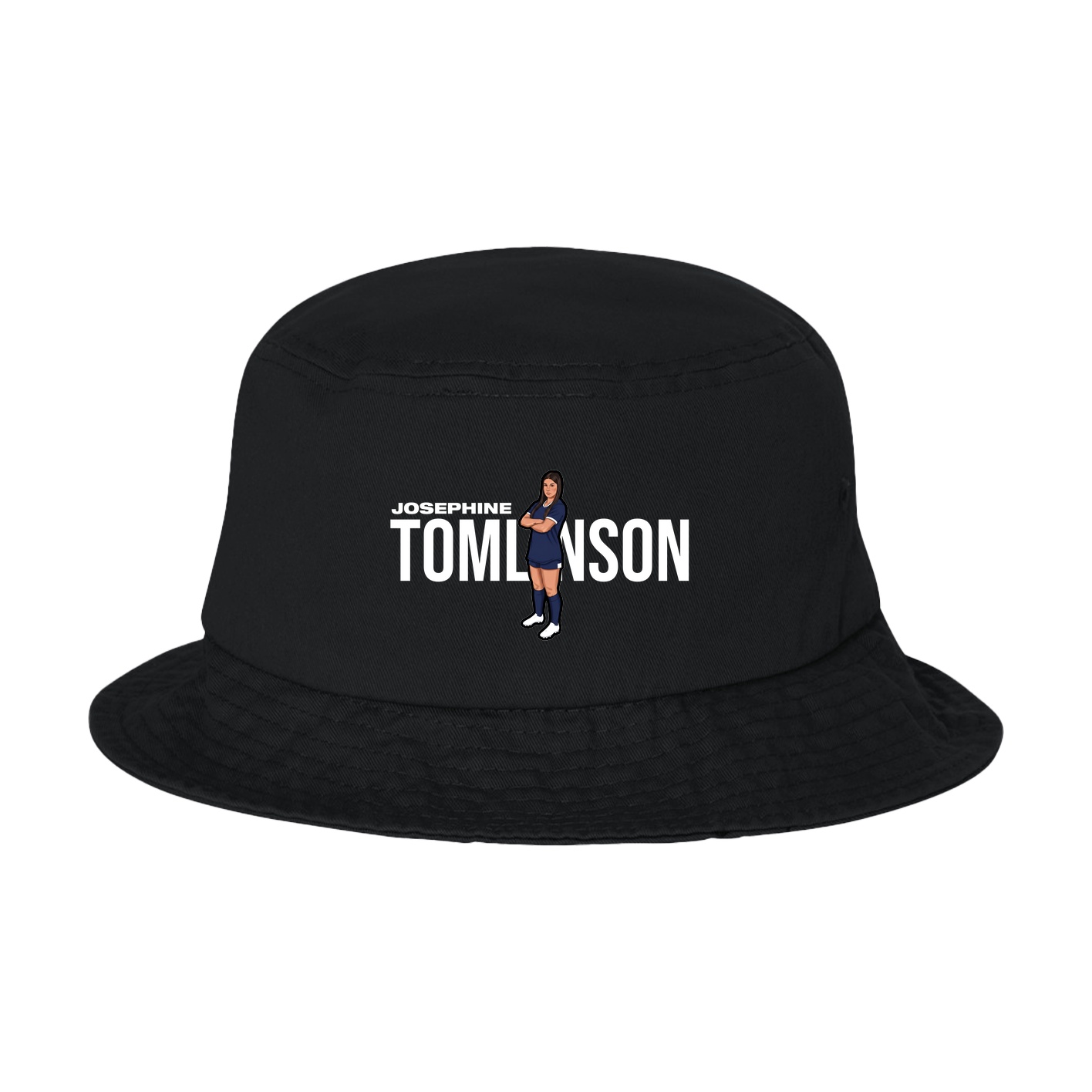 Bucket Cap — Player Name in Black