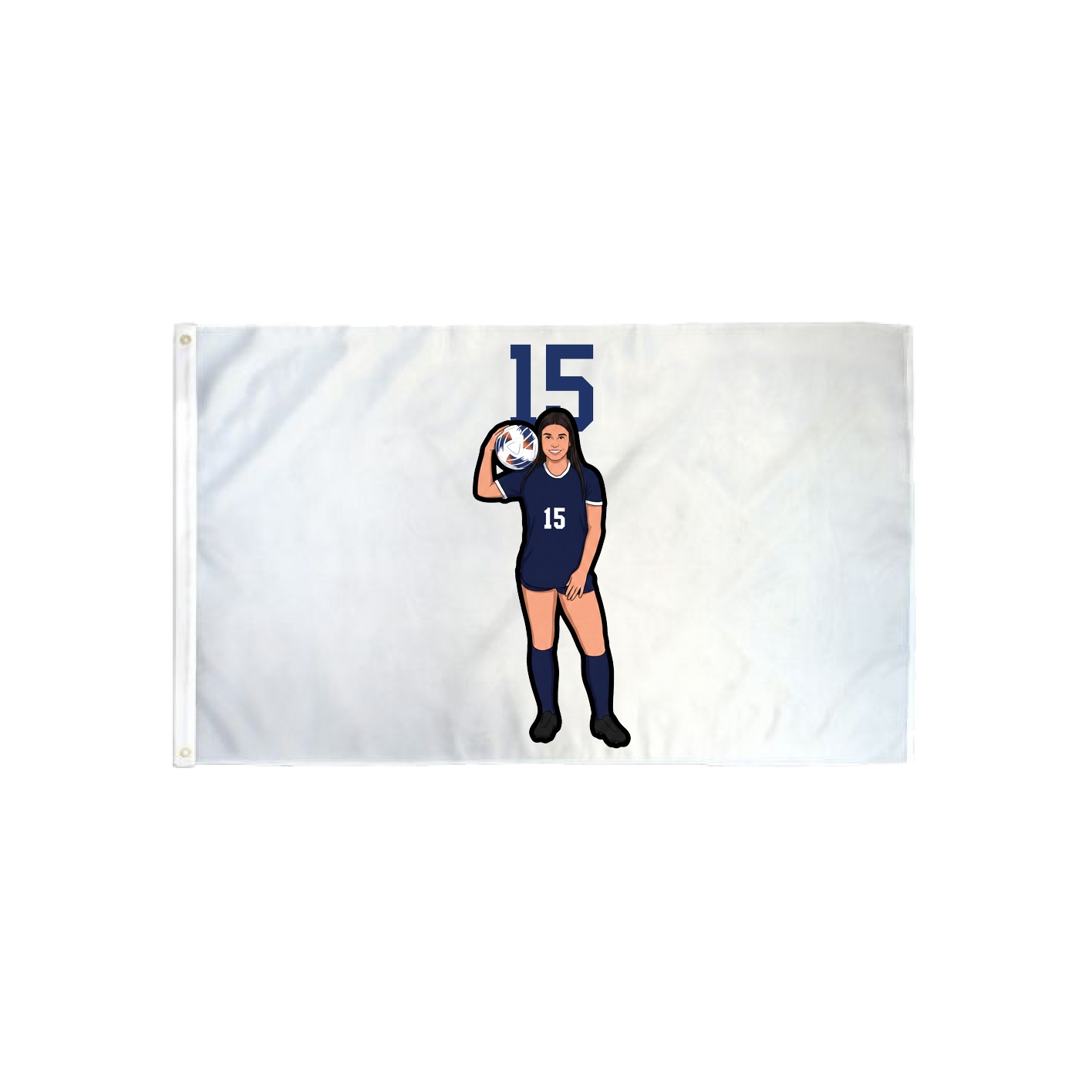 3x5 Flag — Number Top in Classic