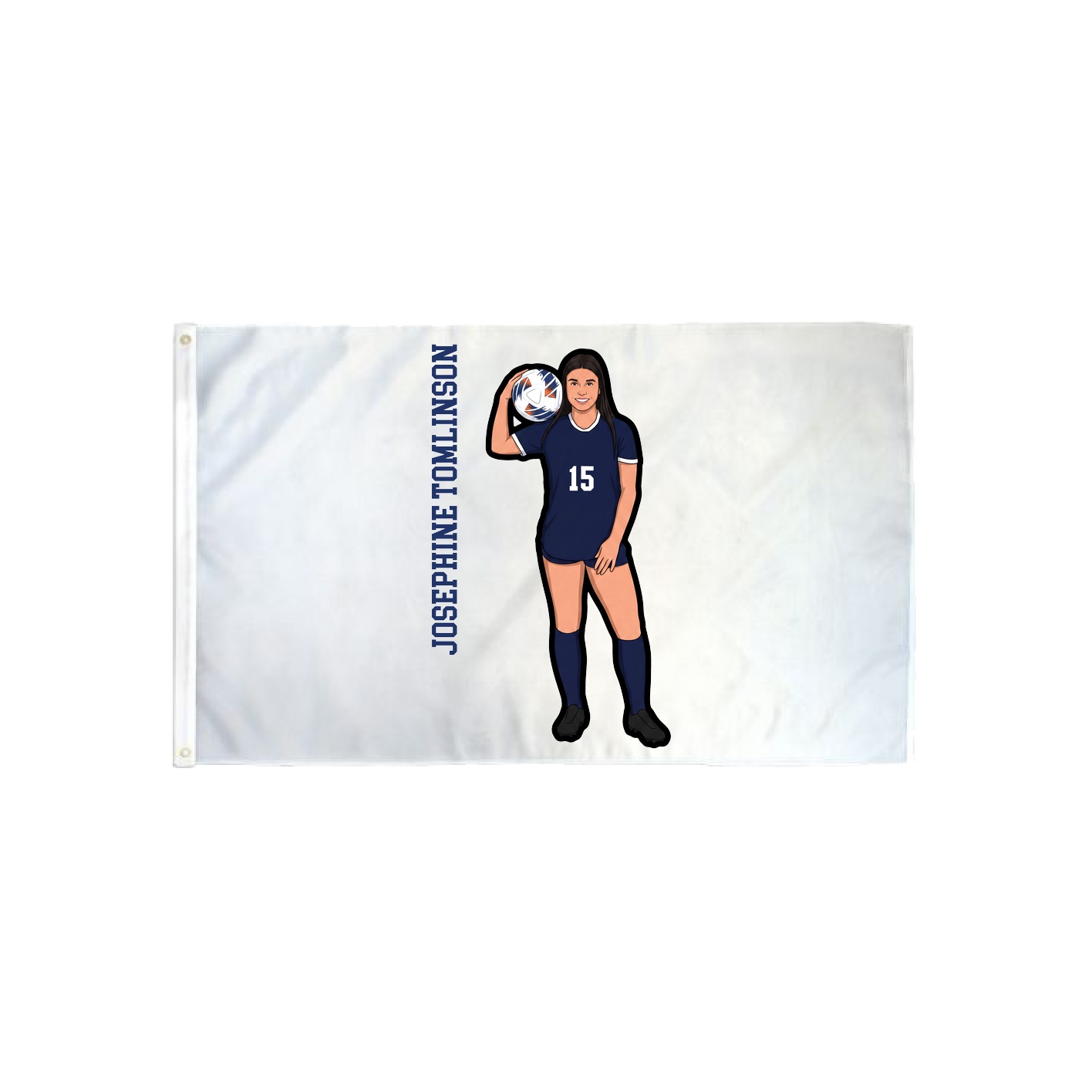 3x5 Flag — Name Vertical in Classic