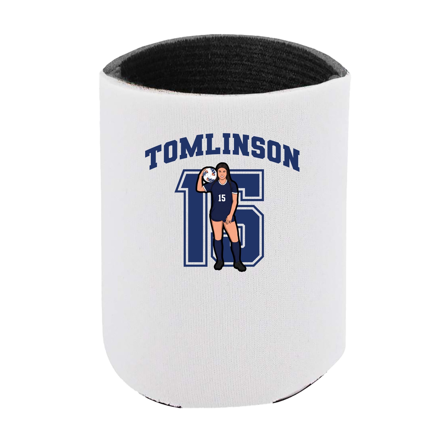 Can Holder — Number in White