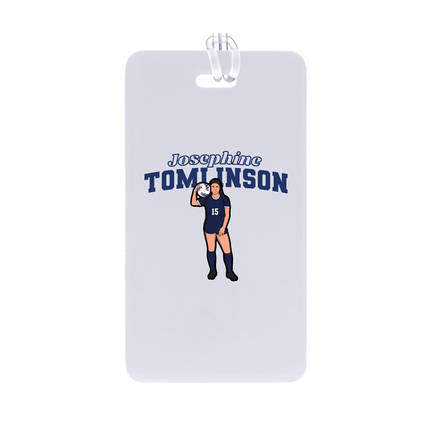 Bag Tag — Name Arch in Classic