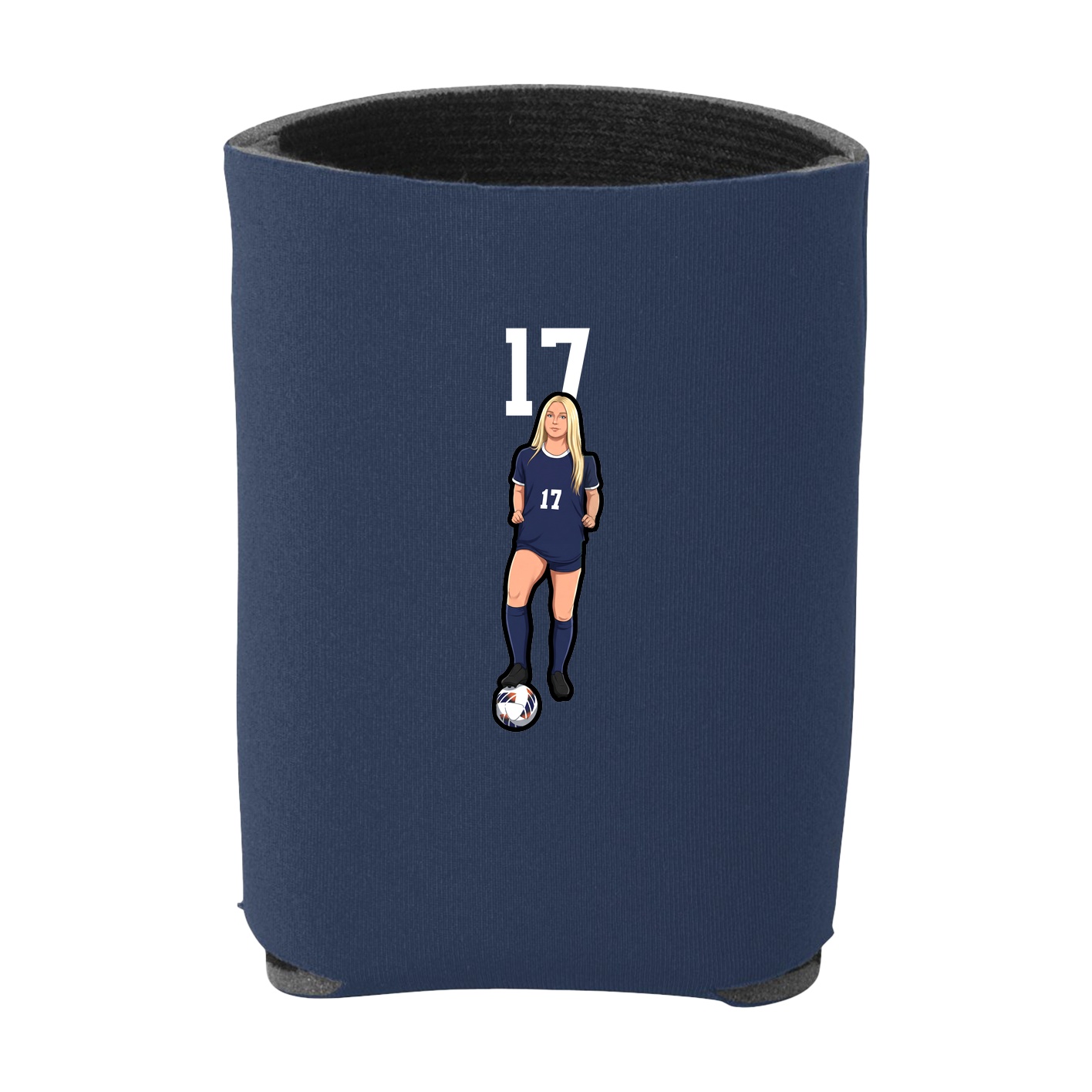 Can Holder — Number Top in Navy