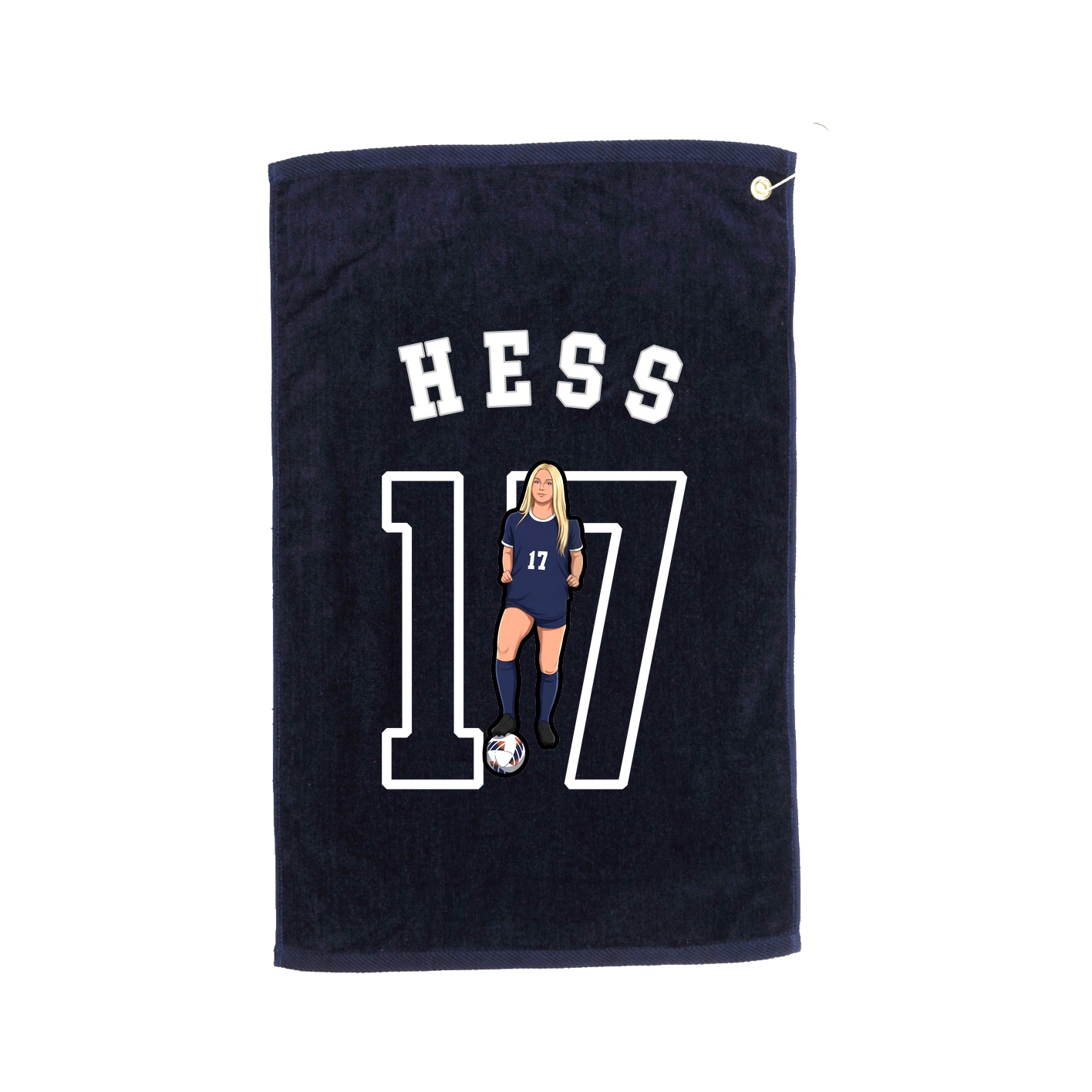 Golf Towel — Shirsey Arch in Navy