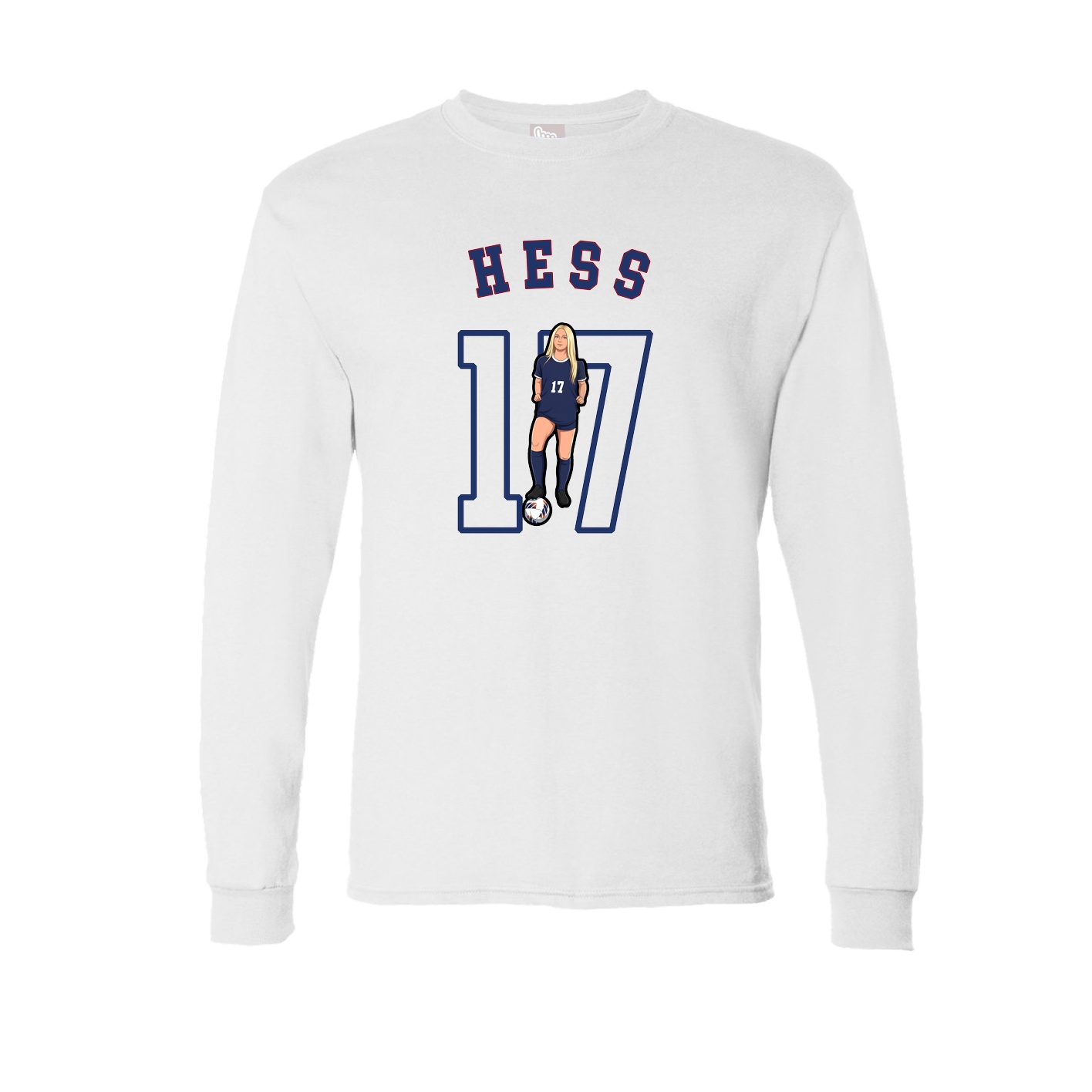 Long Sleeve Tee — Shirsey Arch in White
