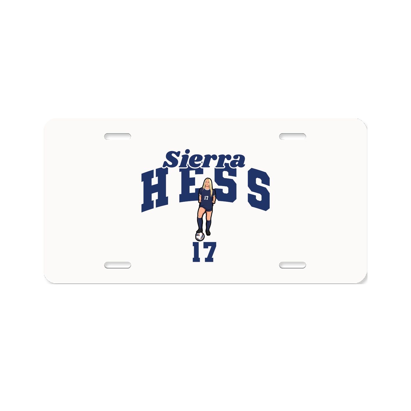 License Plate — Signature Arch in Classic