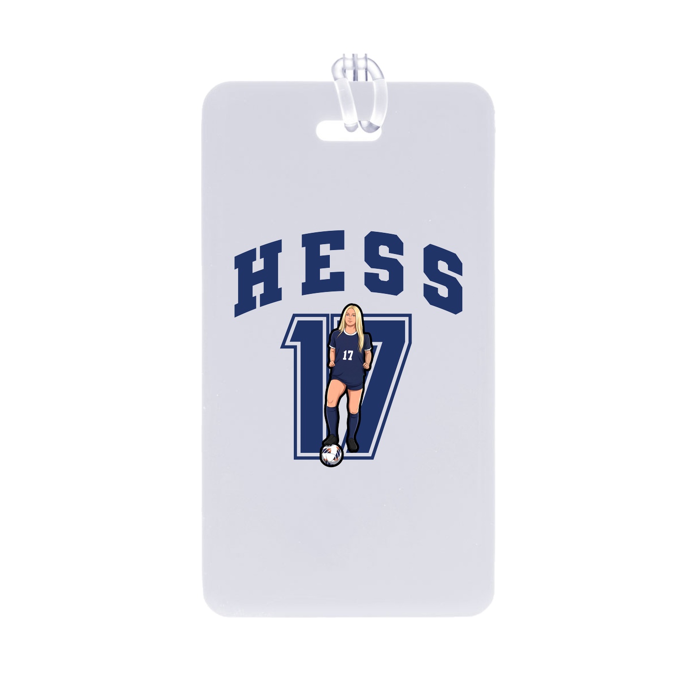 Bag Tag — Number in Classic