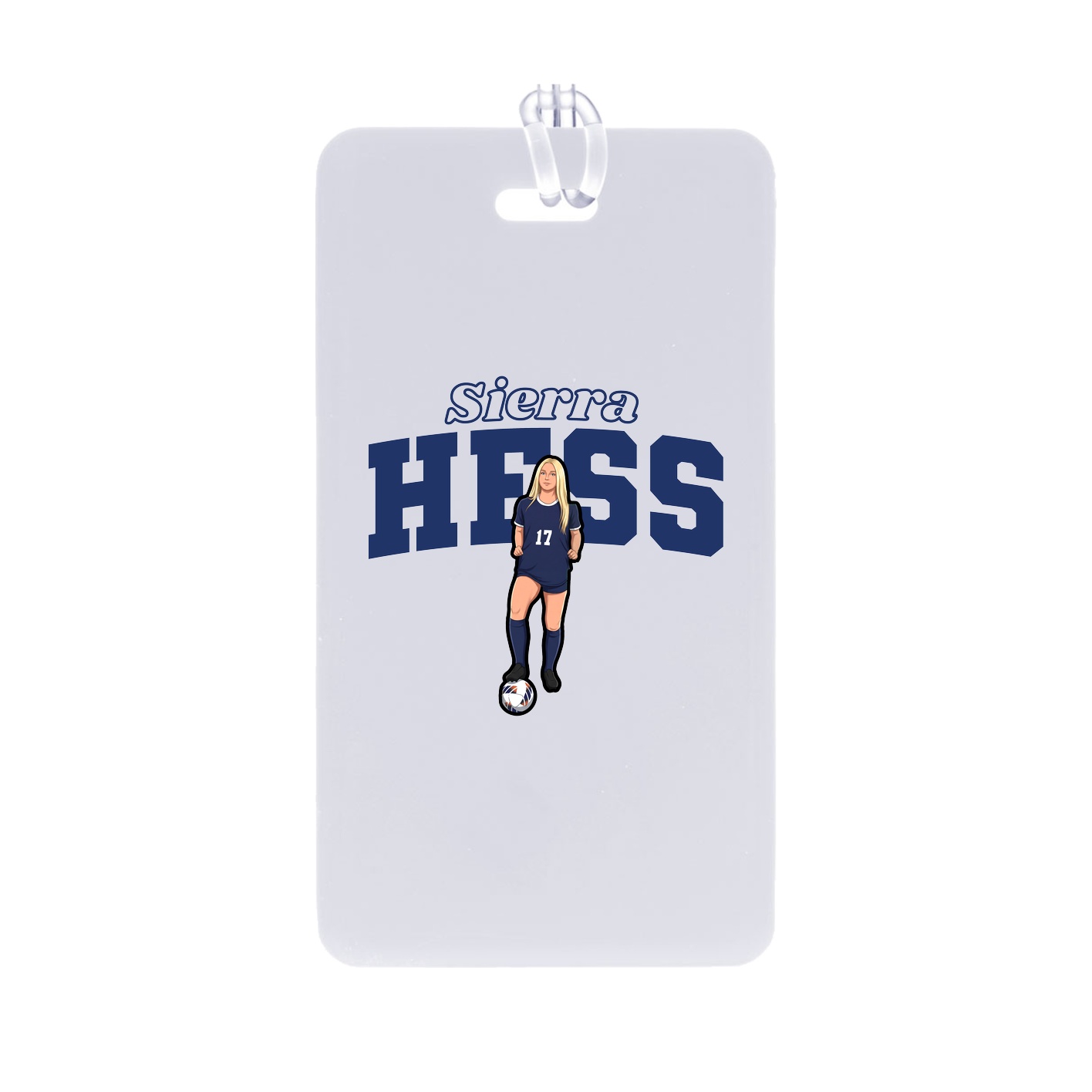 Bag Tag — Name Arch in Classic