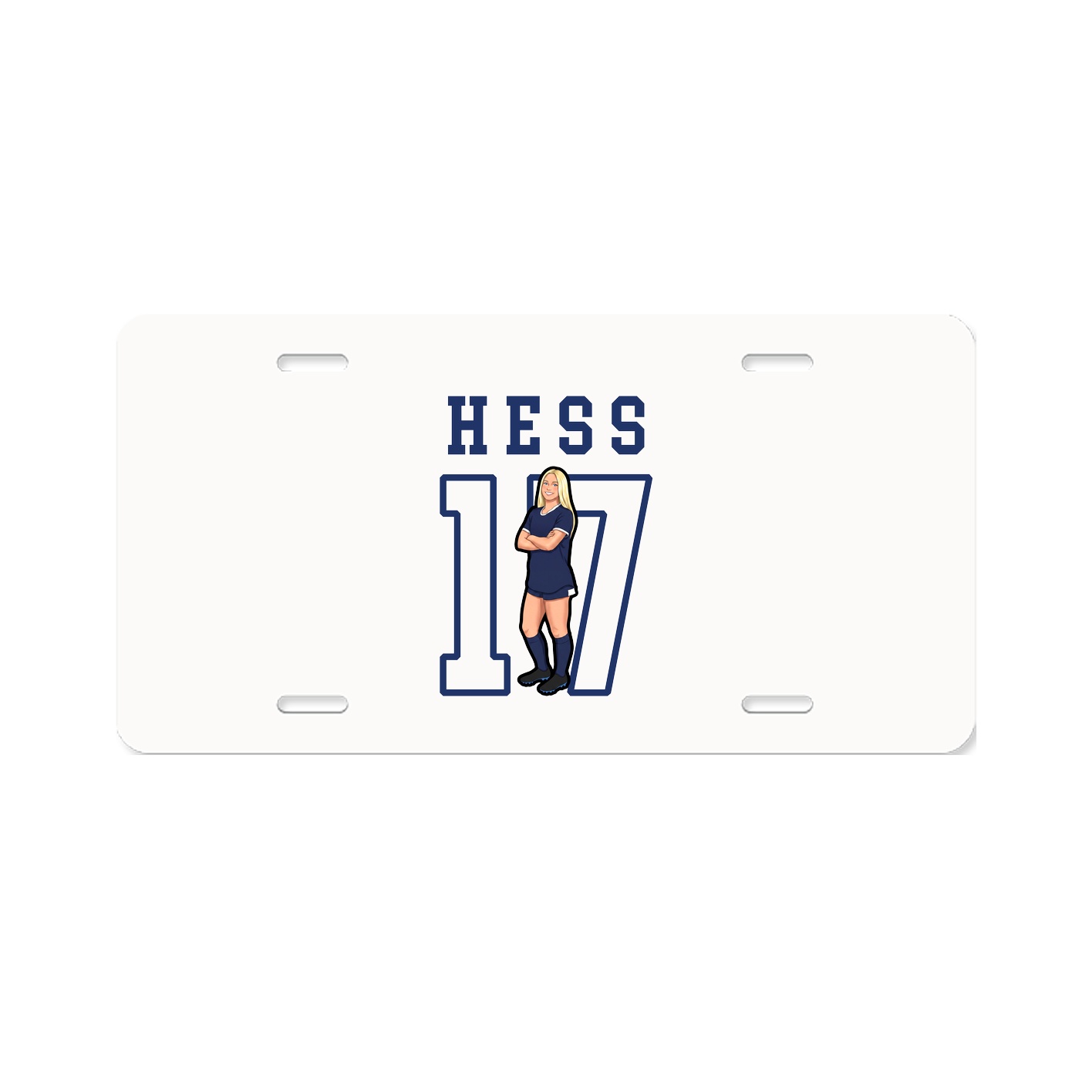 License Plate — Shirsey in Classic