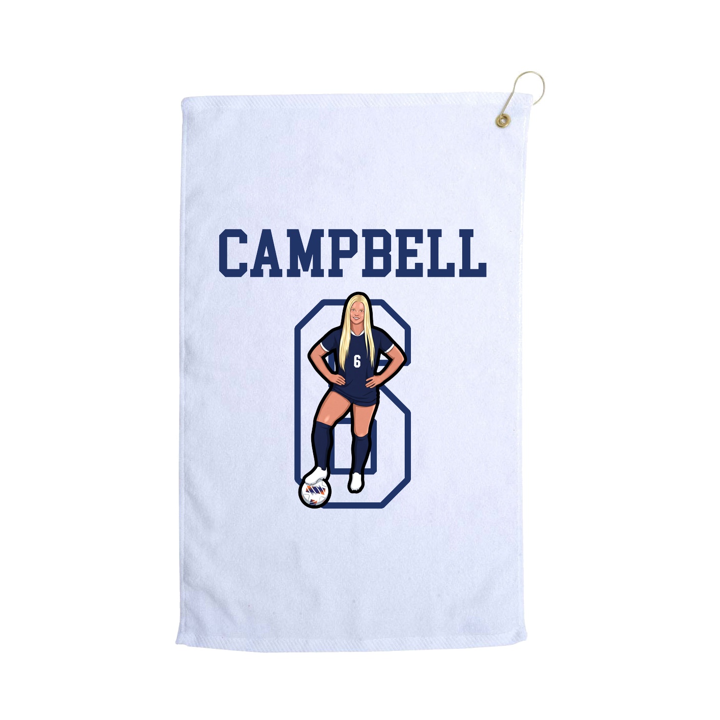 Golf Towel — Shirsey in White