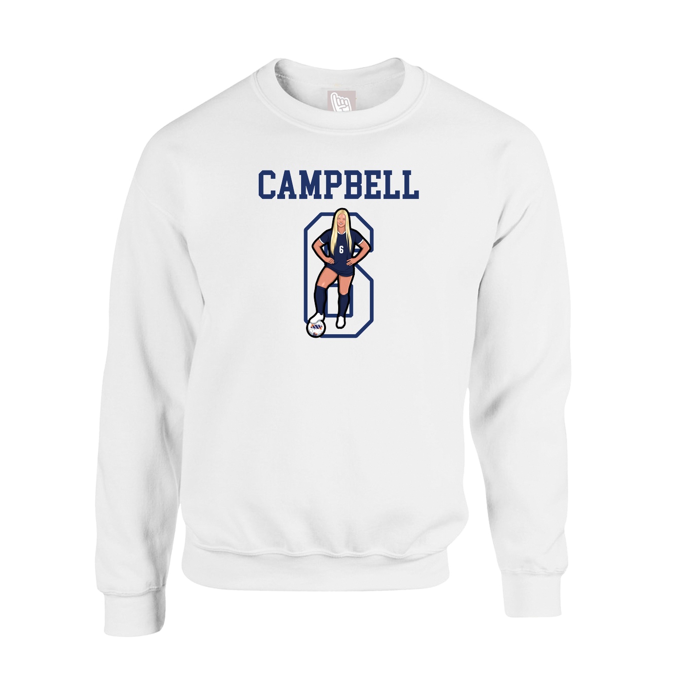 Fleece Crew — Shirsey in White