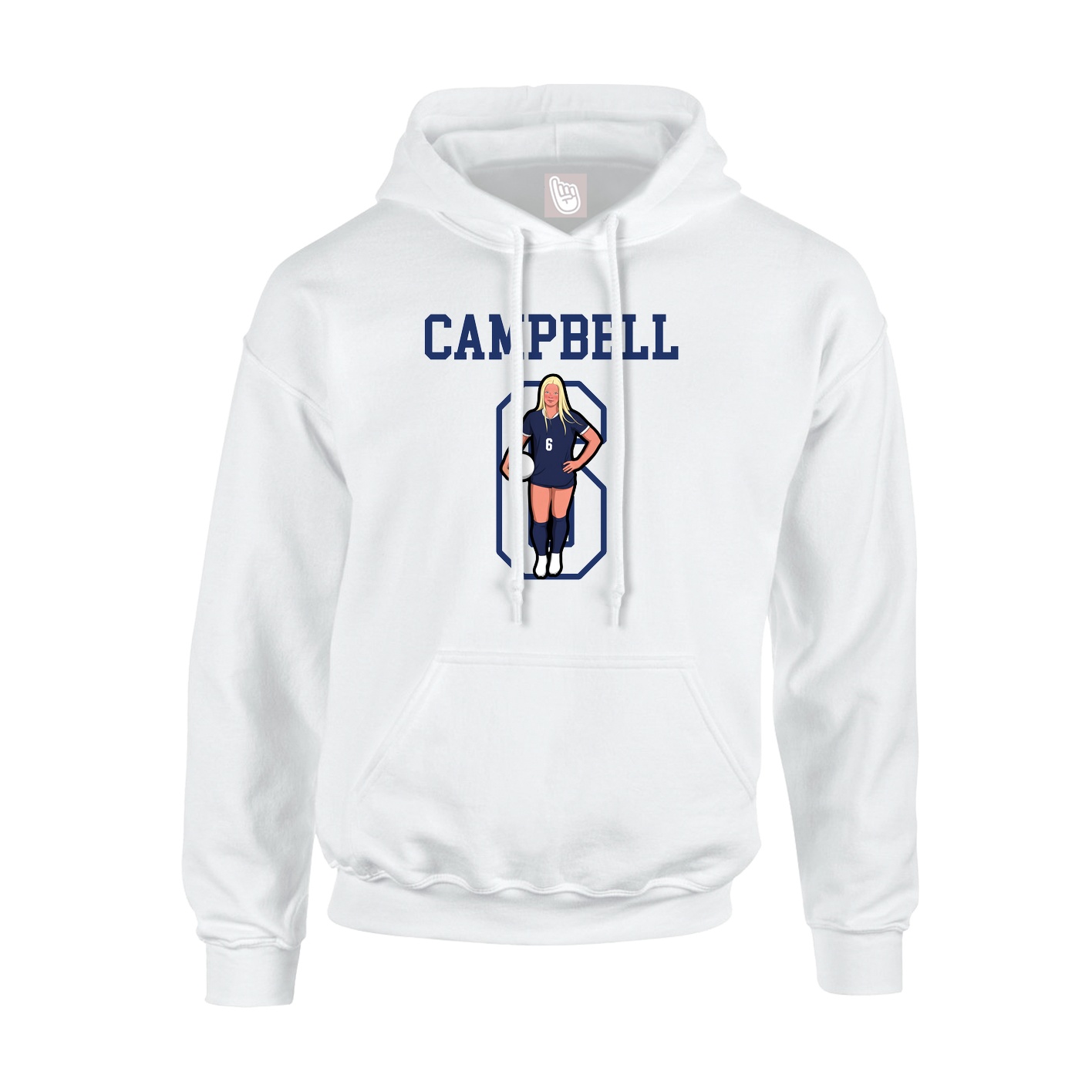 Youth Hoodie — Shirsey in White