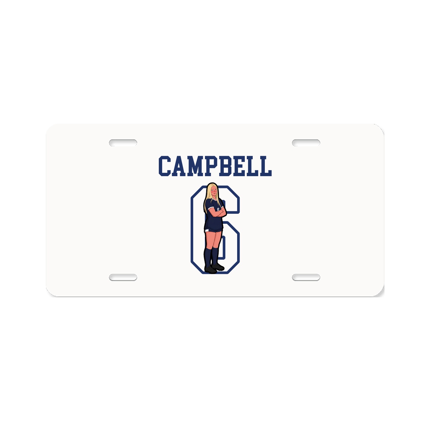 License Plate — Shirsey in Classic