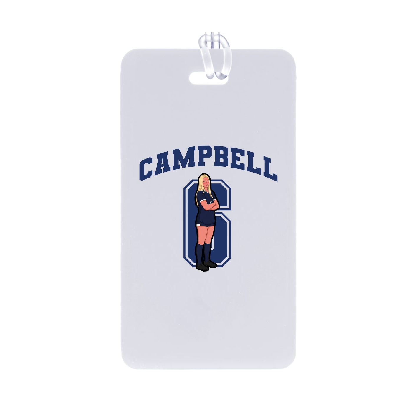 Bag Tag — Number in Classic