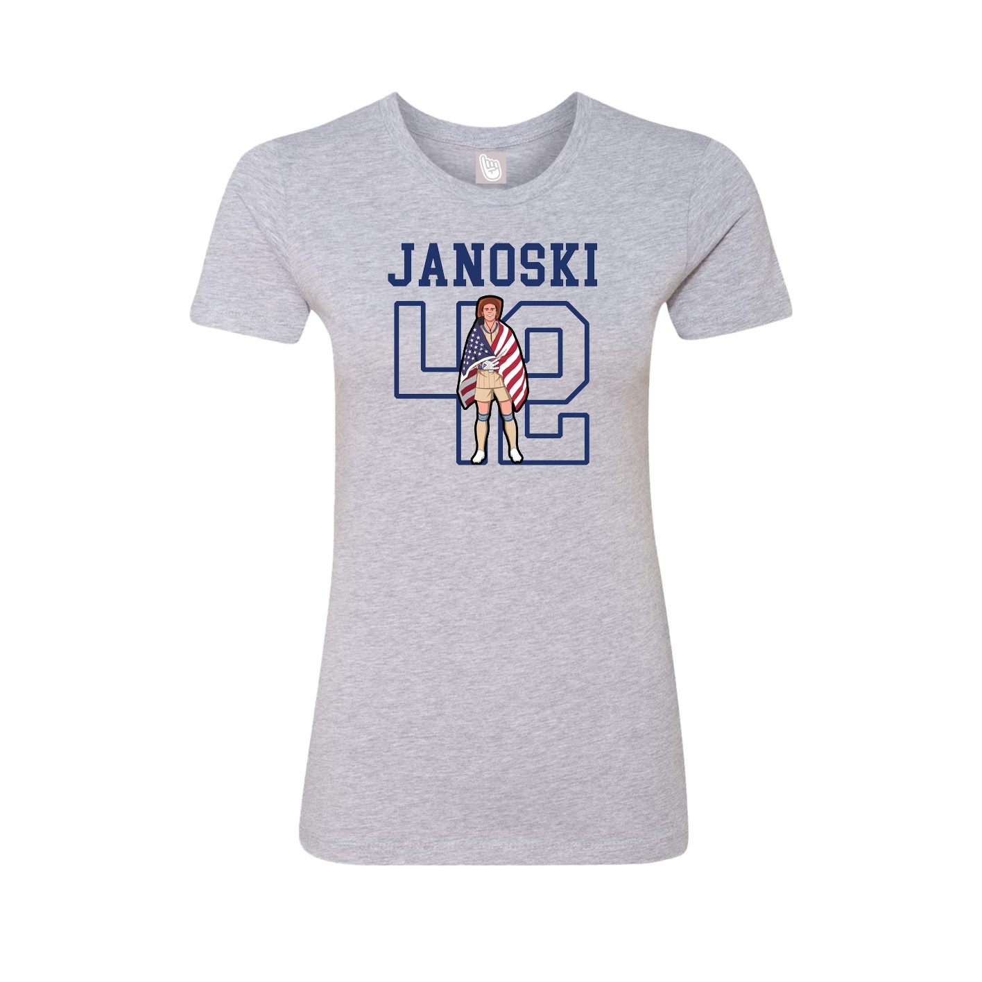 Fitted Women's Tee — Shirsey in Grey