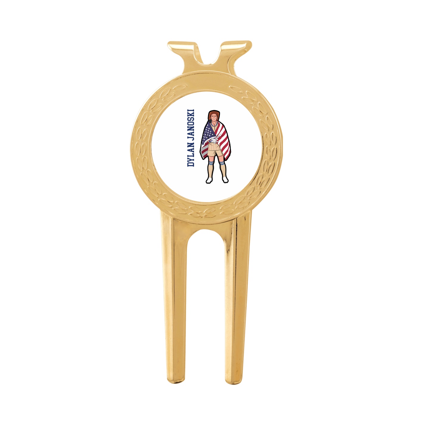 Divot Tool with Ball Marker — Name Vertical in Classic