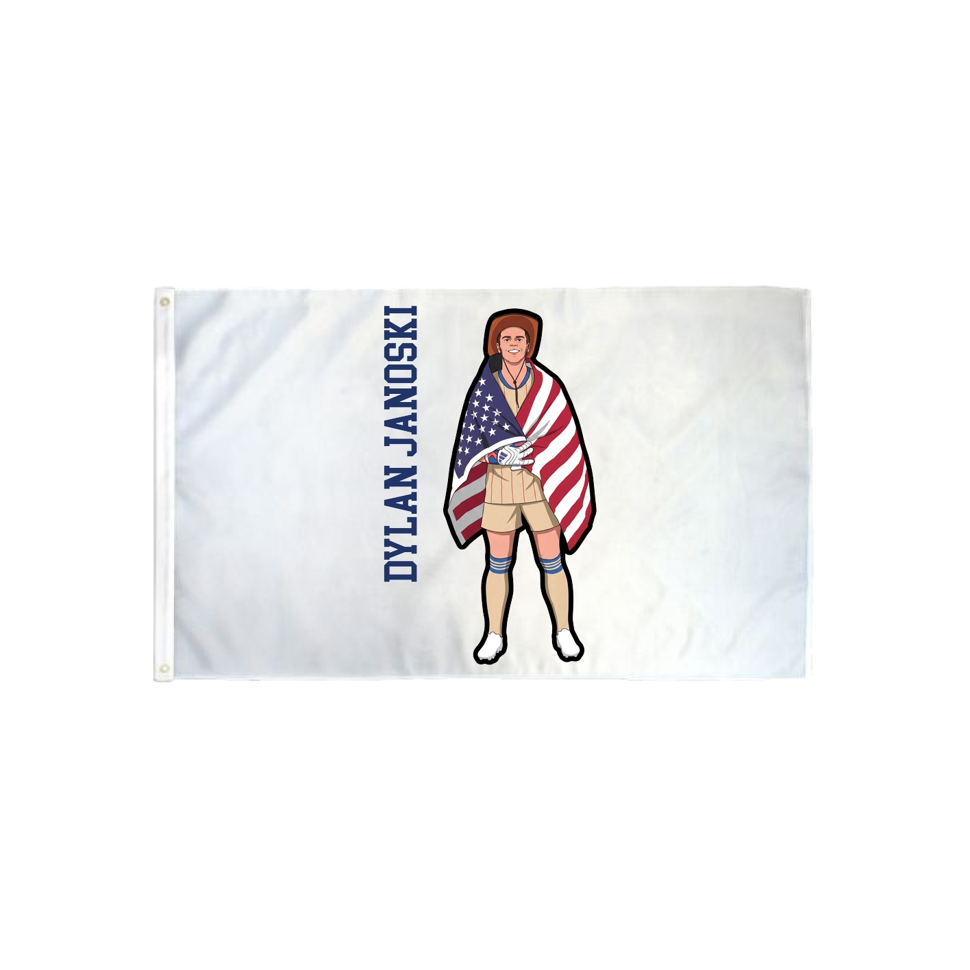 3x5 Flag — Name Vertical in Classic