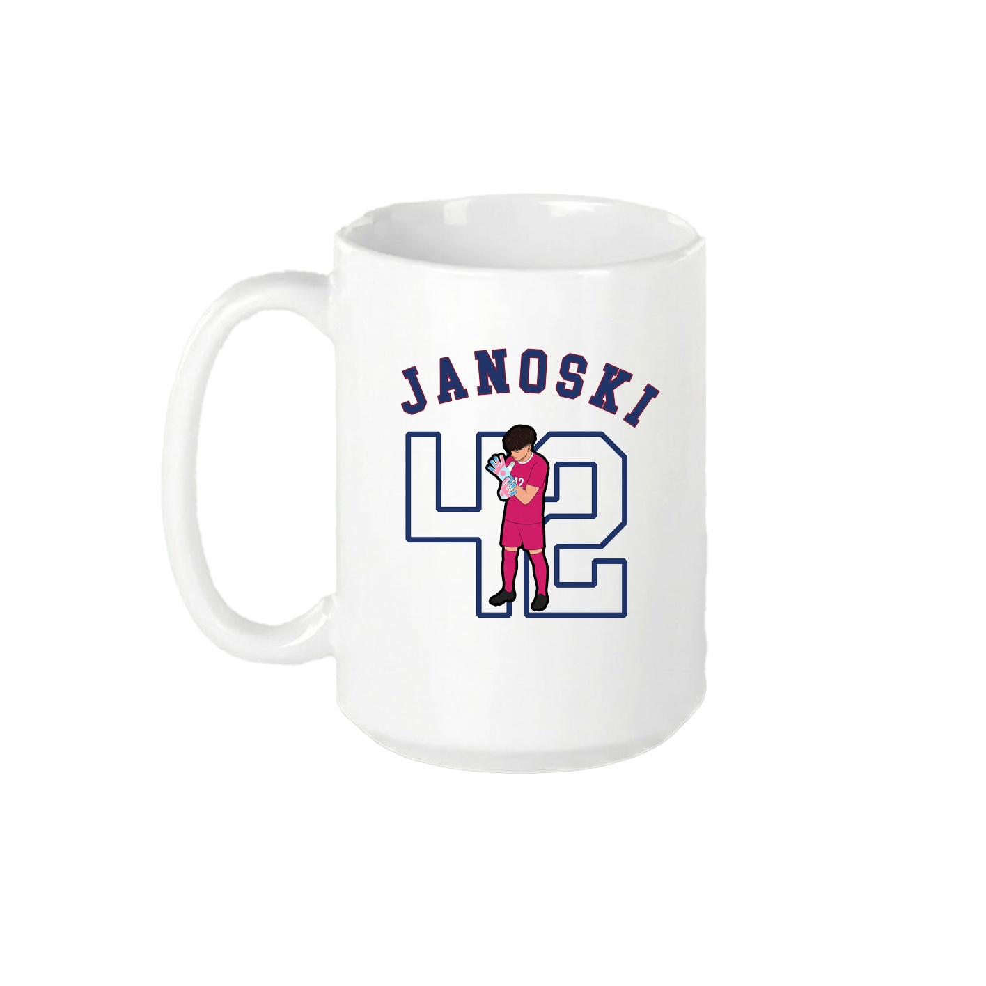 15oz Coffee Mug — Shirsey Arch in White
